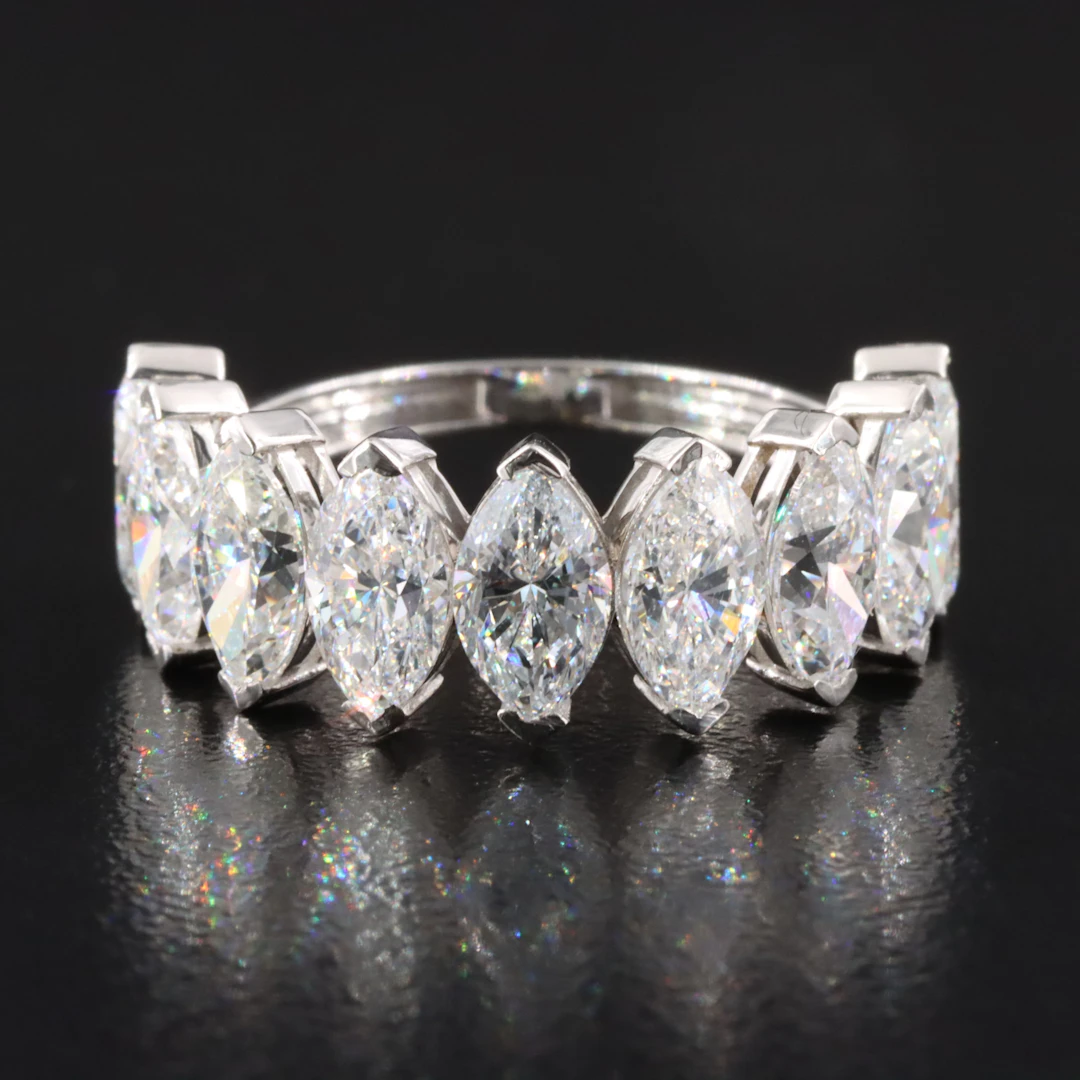 14K 4.50 CTW Lab Grown Diamond Ring