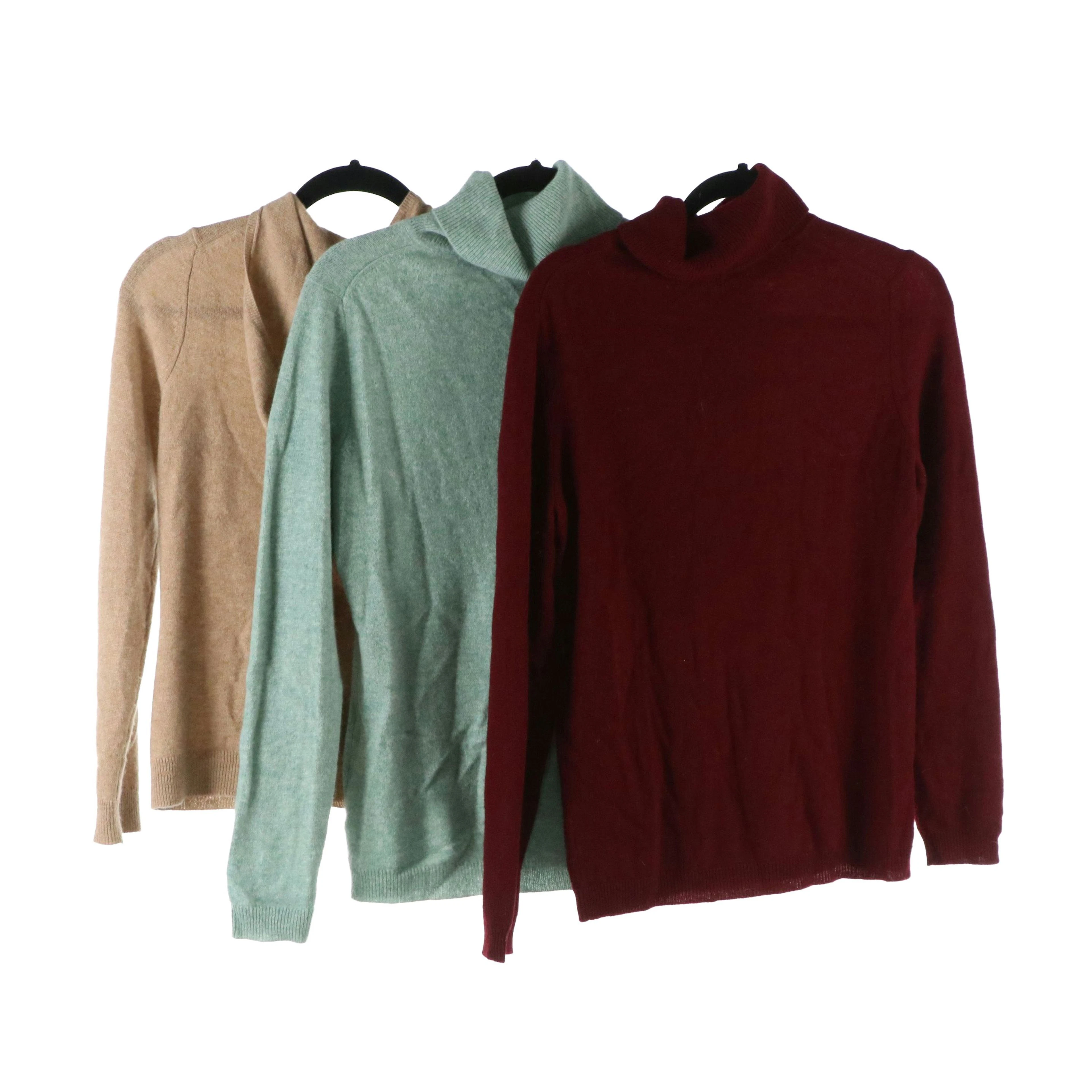 Charter Club Cashmere Hoodie and Turtleneck Sweaters