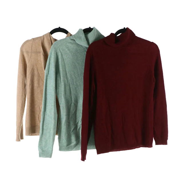 Charter Club Cashmere Hoodie and Turtleneck Sweaters