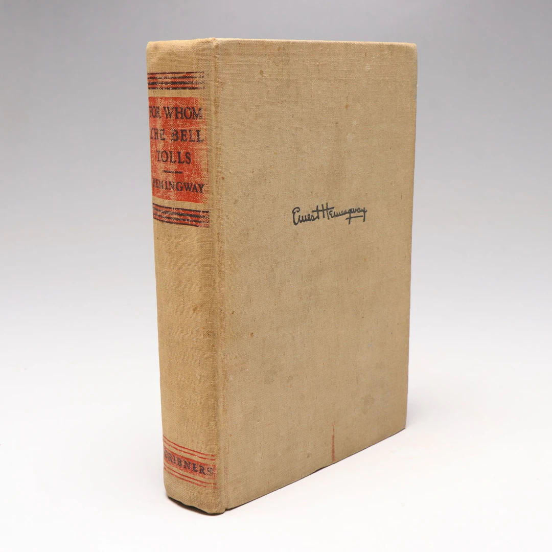 First Printing "For Whom the Bell Tolls" by Ernest Hemingway, 1940