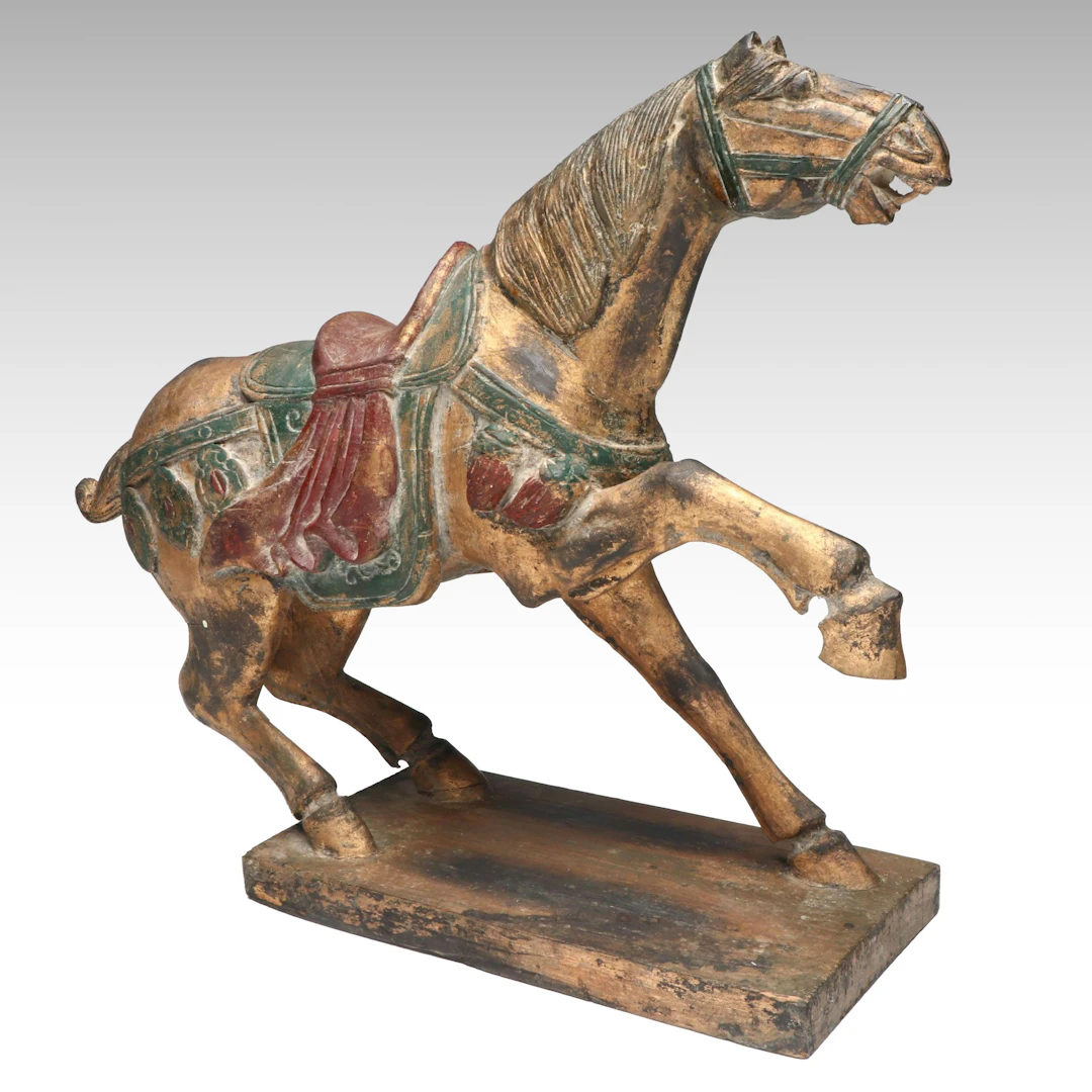 Polychrome Wooden Horse