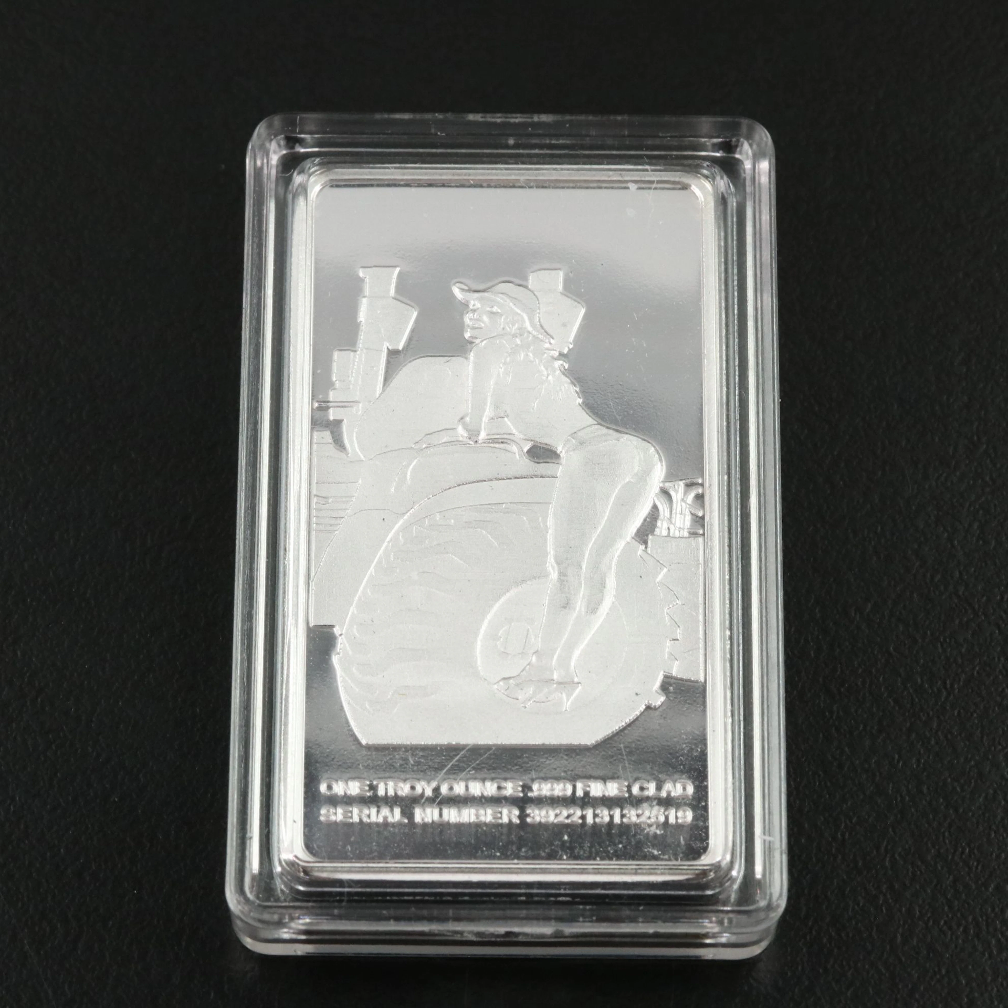One Troy Ounce .999 Silver Plated Novelty Bar