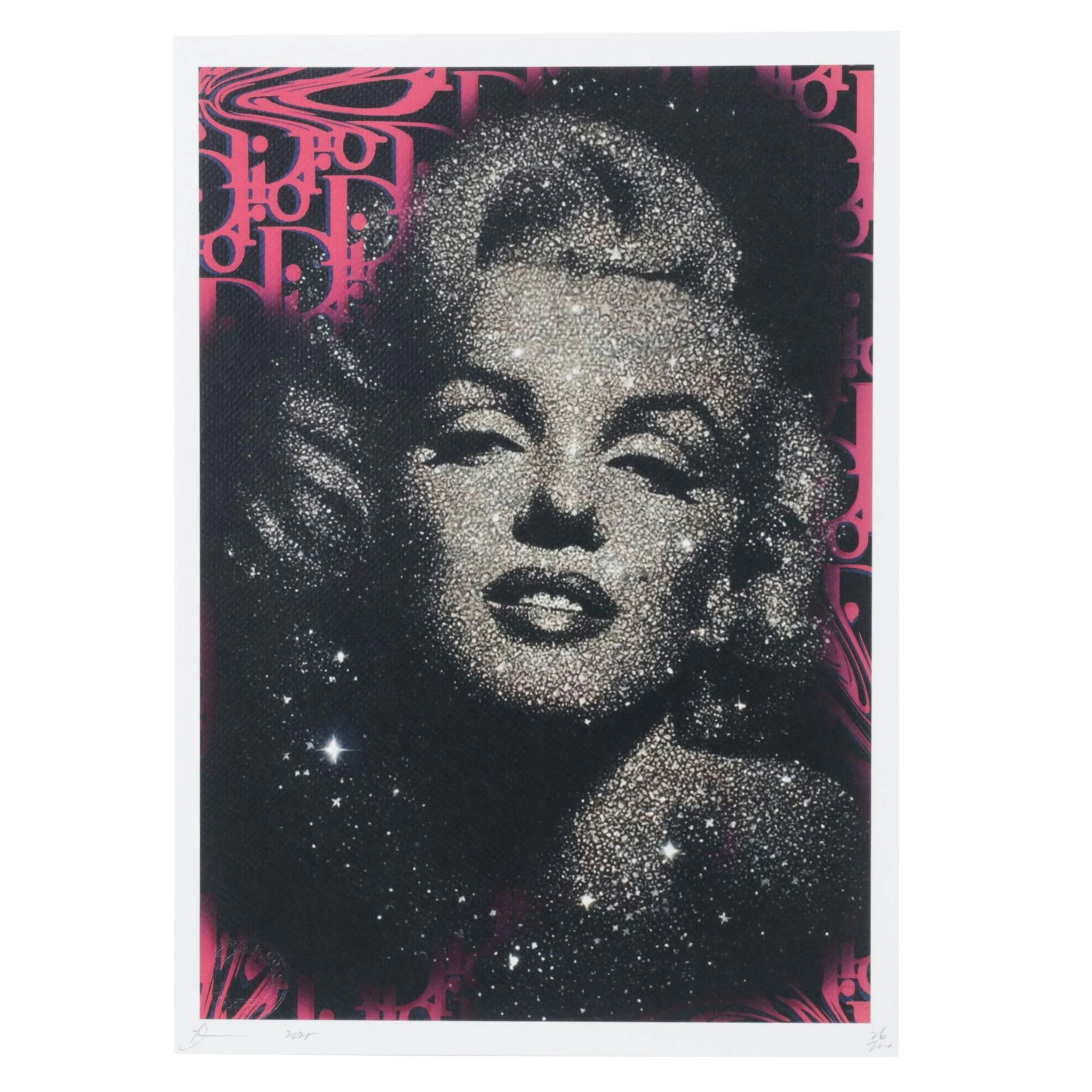 Death NYC Pop Art Graphic Homage to Dior Featuring Marilyn Monroe, 2026