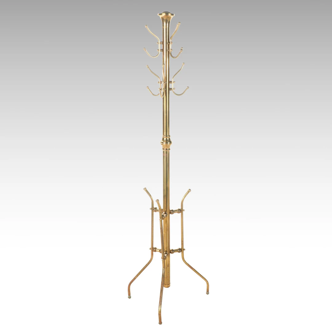Brass Coat/Hat Stand
