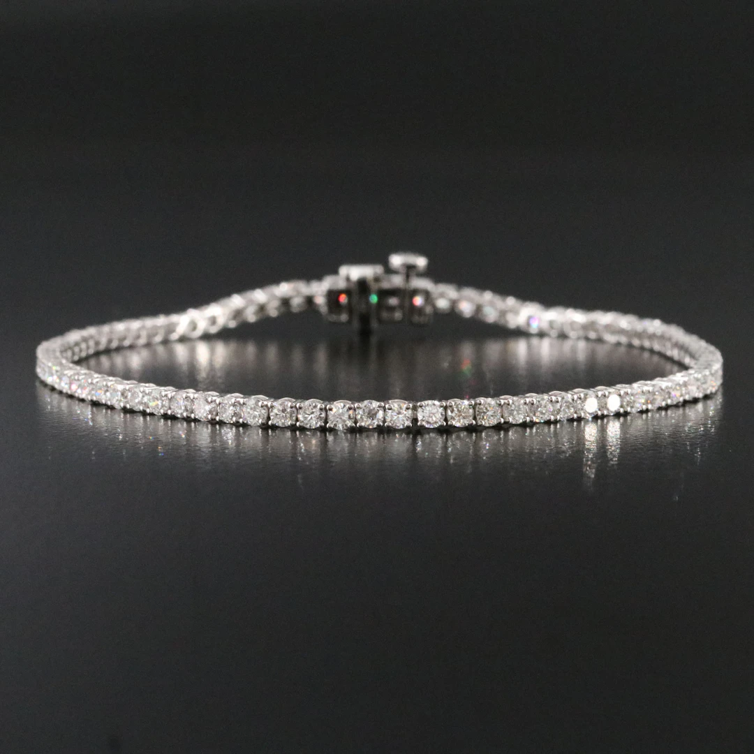 14K 2.98 CTW Lab Grown Diamond Line Bracelet