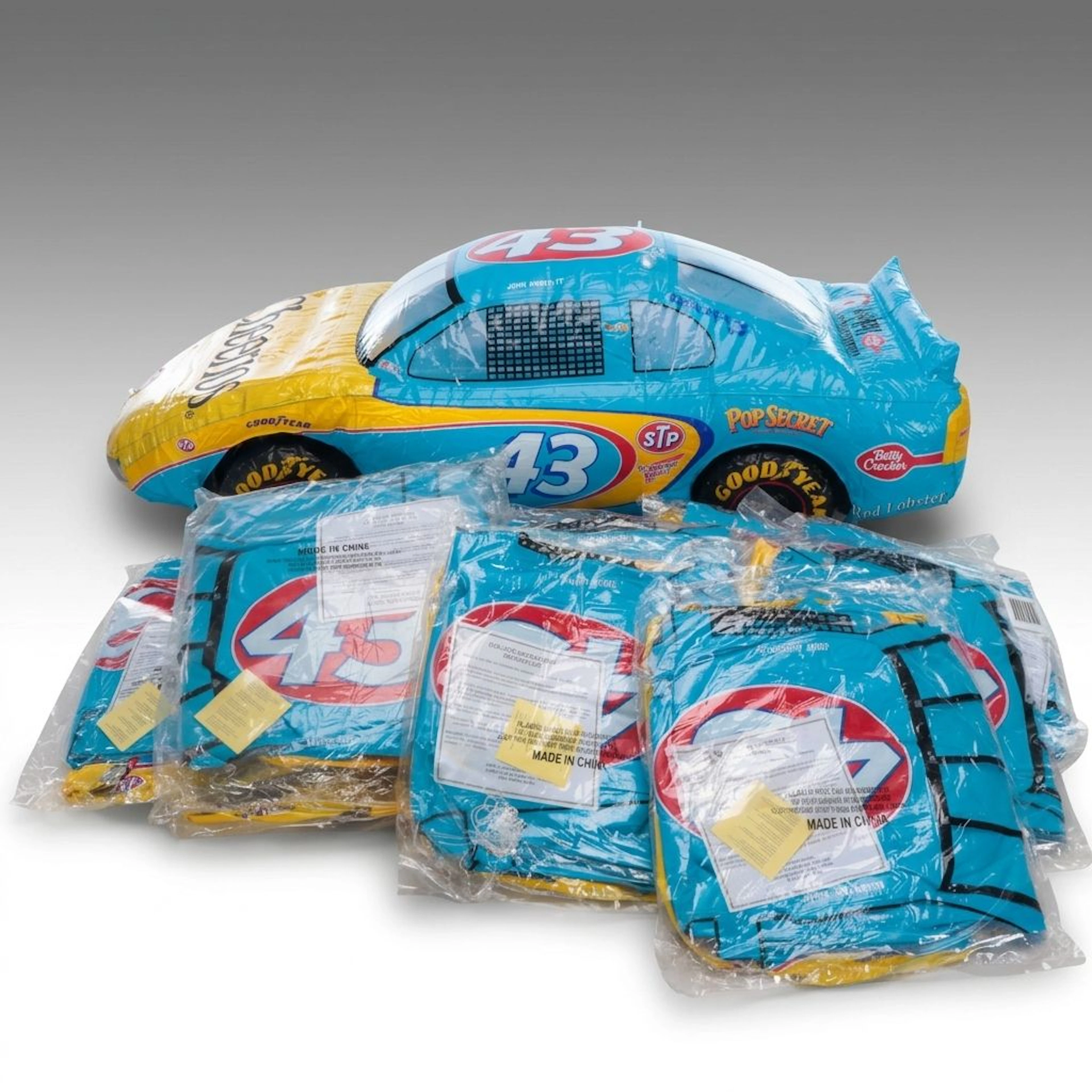 Inflatable #43 NASCAR John Andretti Cars with Sponsor Branding