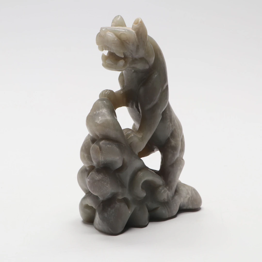 Chinese Carved Soapstone Tiger
