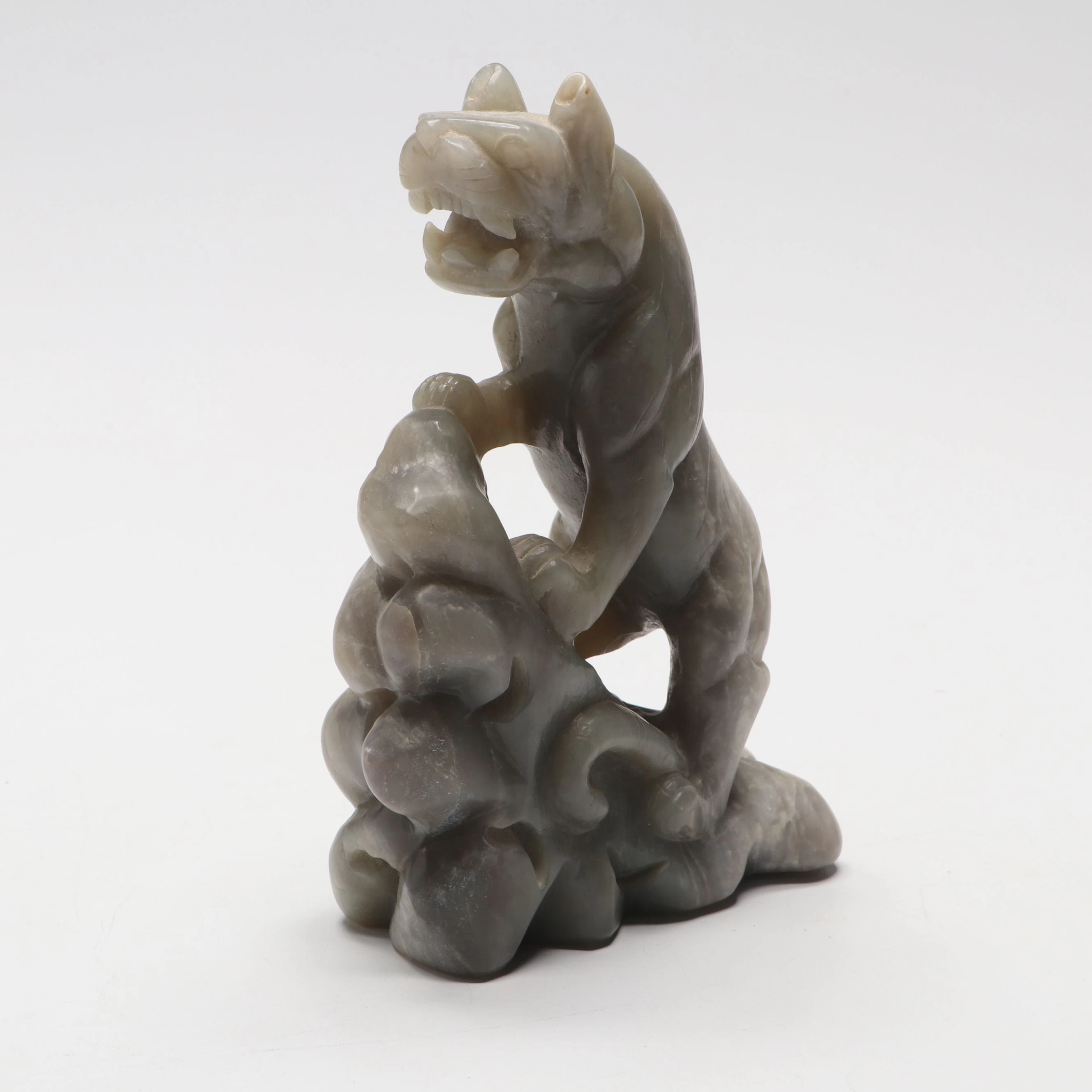 Chinese Carved Soapstone Tiger