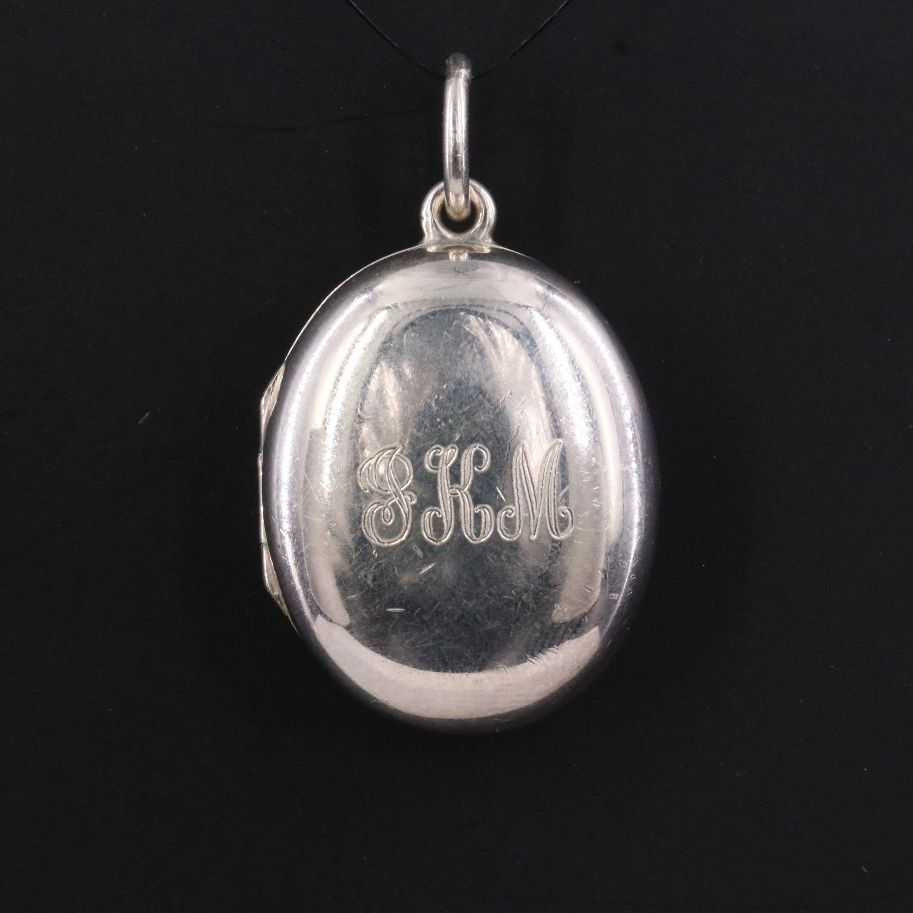 Tiffany & Co. Sterling Puffy Oval Locket