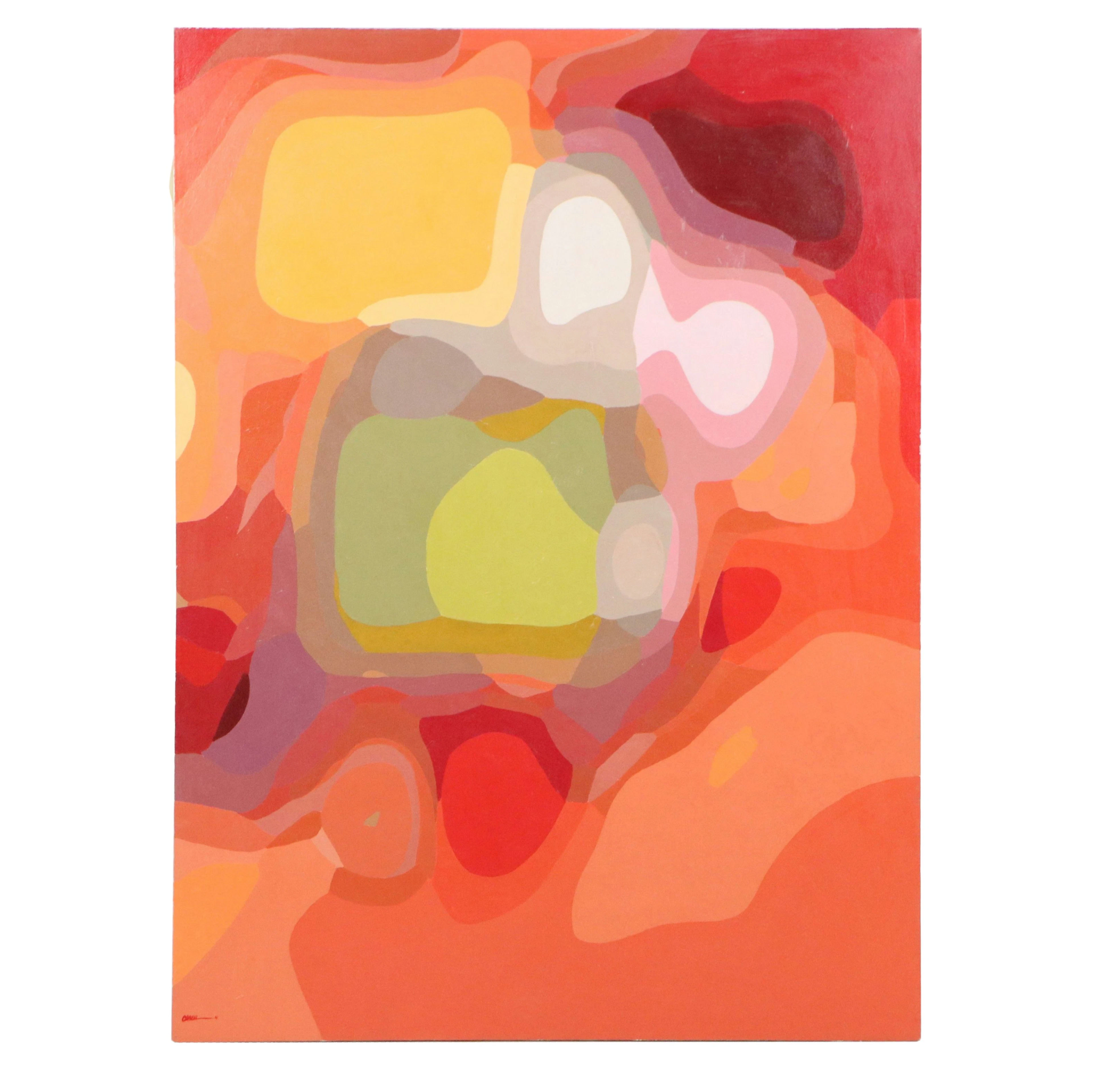 John Casler Acrylic Painting "Chasing Hans Hofmann," 2006