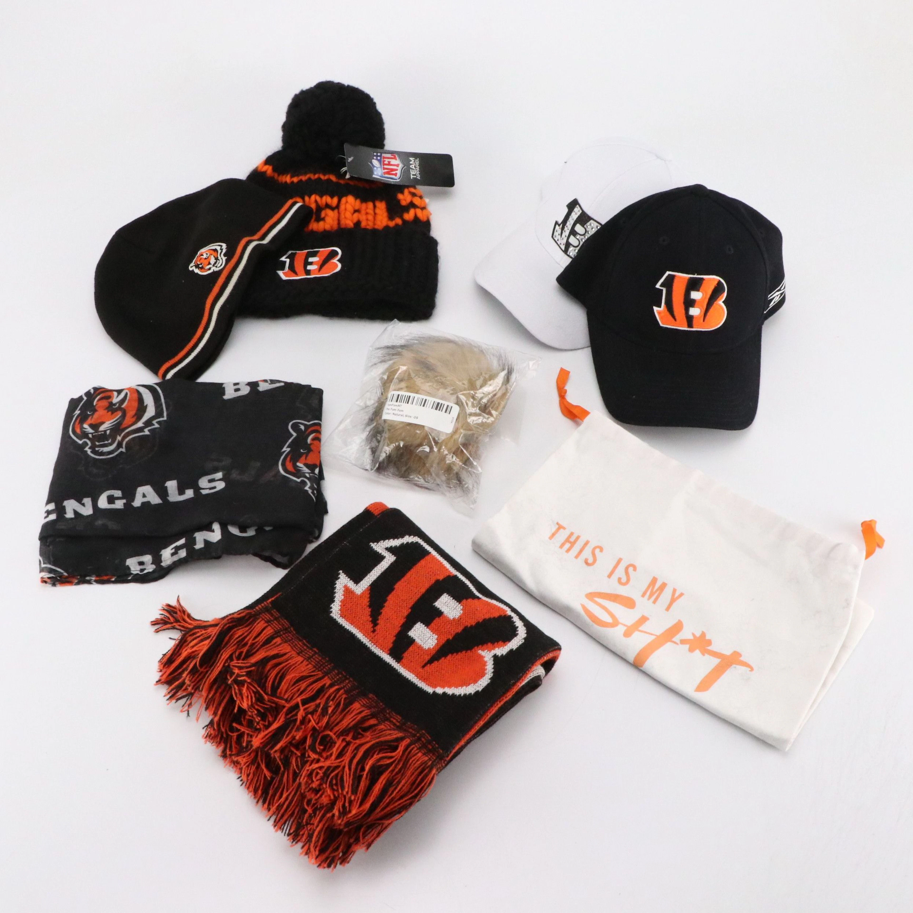 Cincinnati Bengals Knit Hats, Scarves, and Cotton Baseball Caps