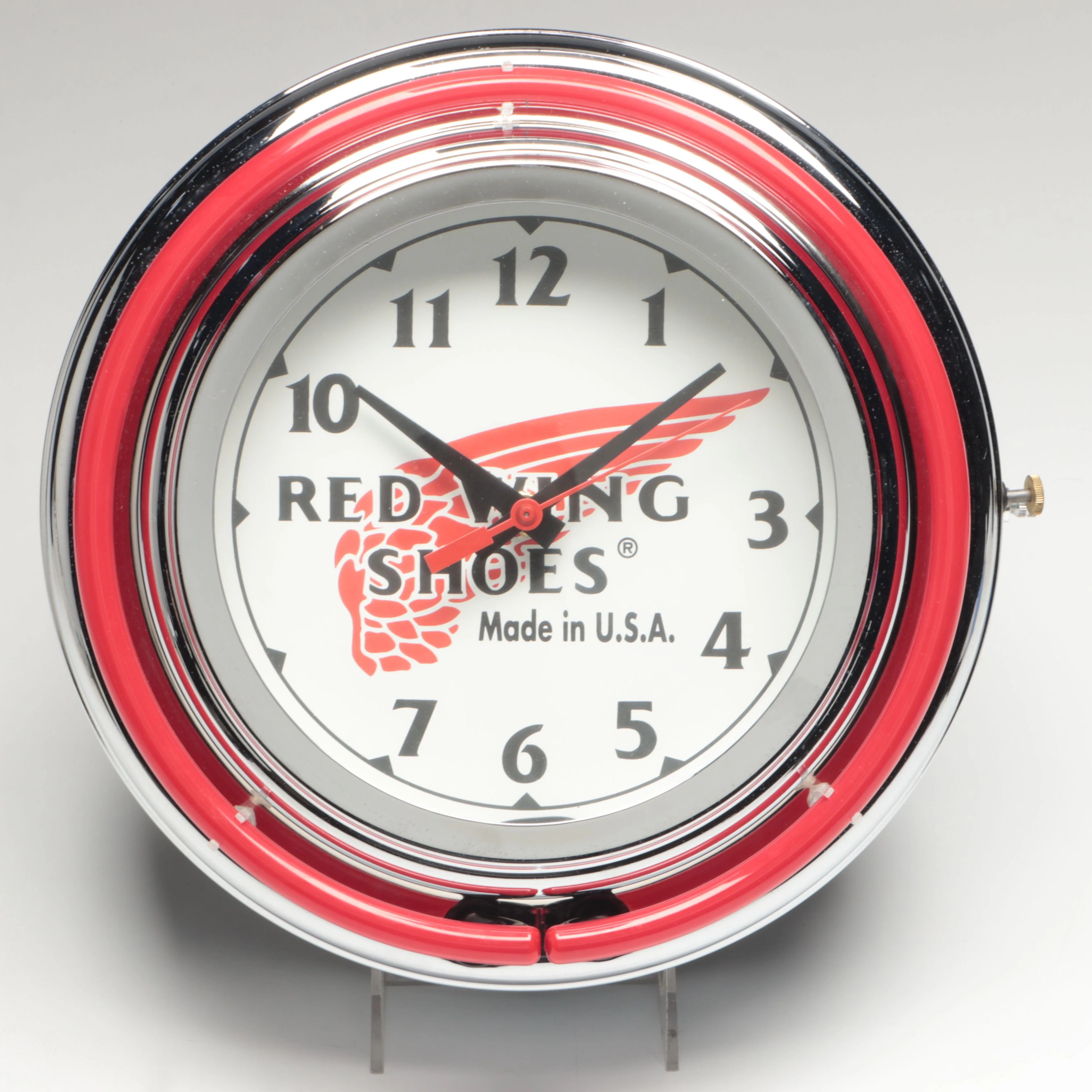 Lumichron for Red Wing Shoes Neon Vintage Wall Clock