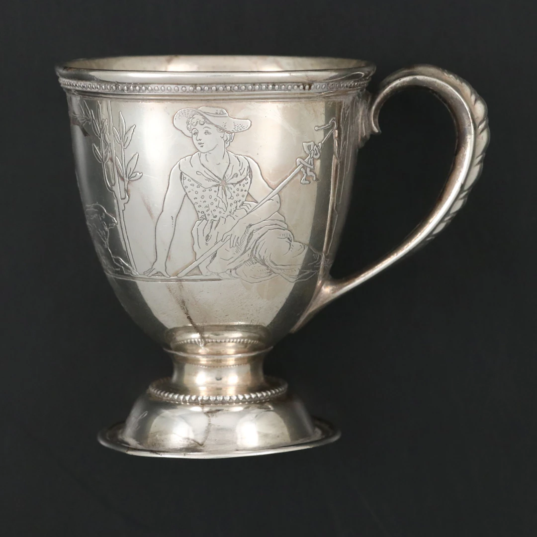 Tiffany & Co. Aesthetic Movement Sterling Silver Baby Cup