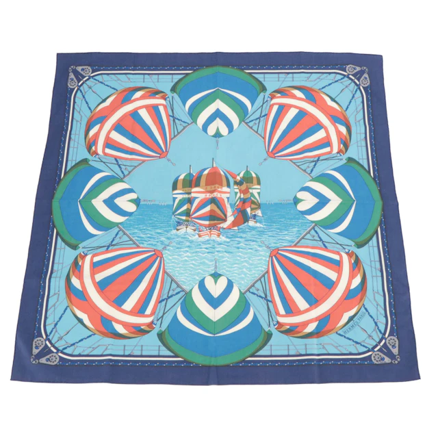 Hermès "Spinnakers" Scarf 70 in Cotton