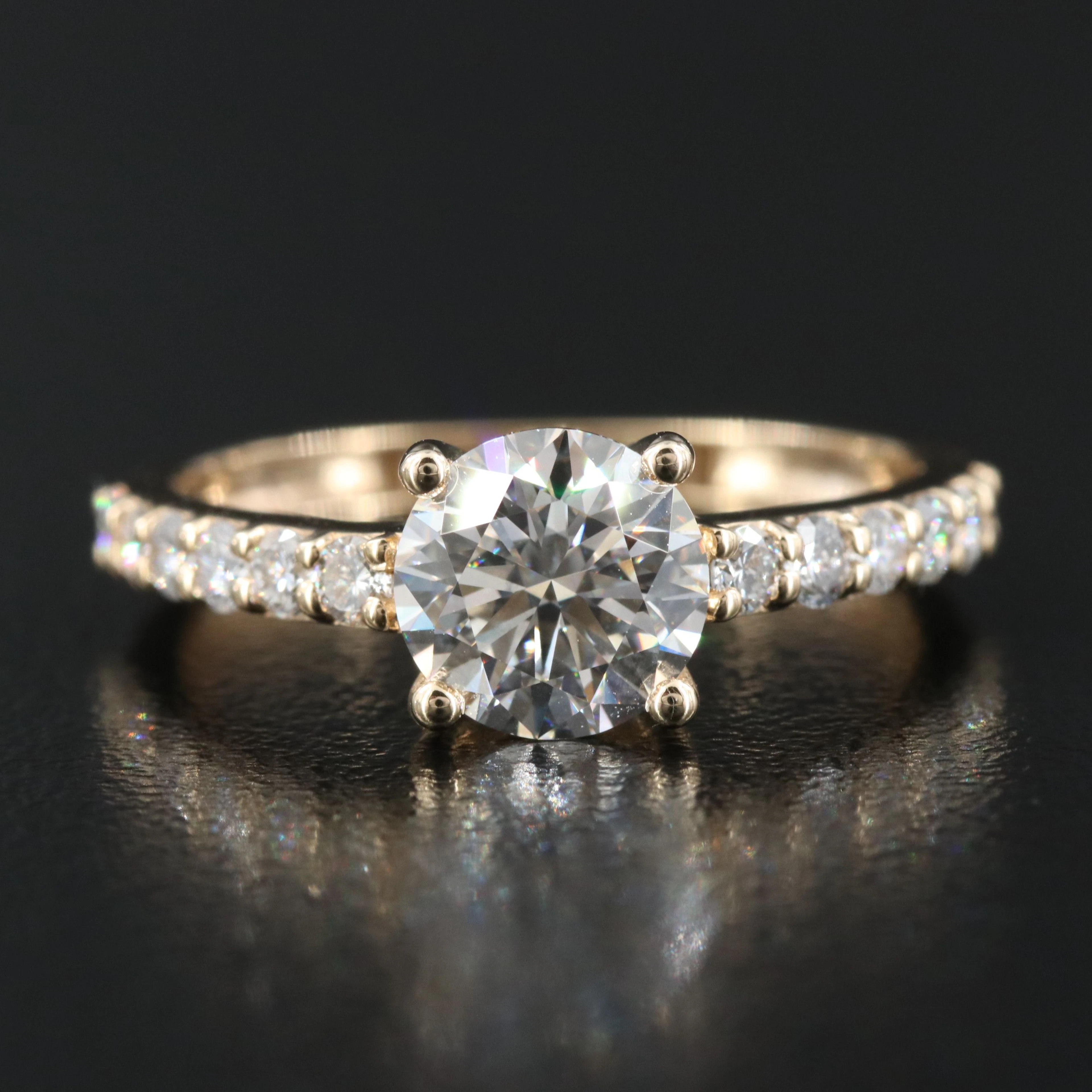 14K 1.65 CTW Lab Grown Diamond Ring with IGI Report