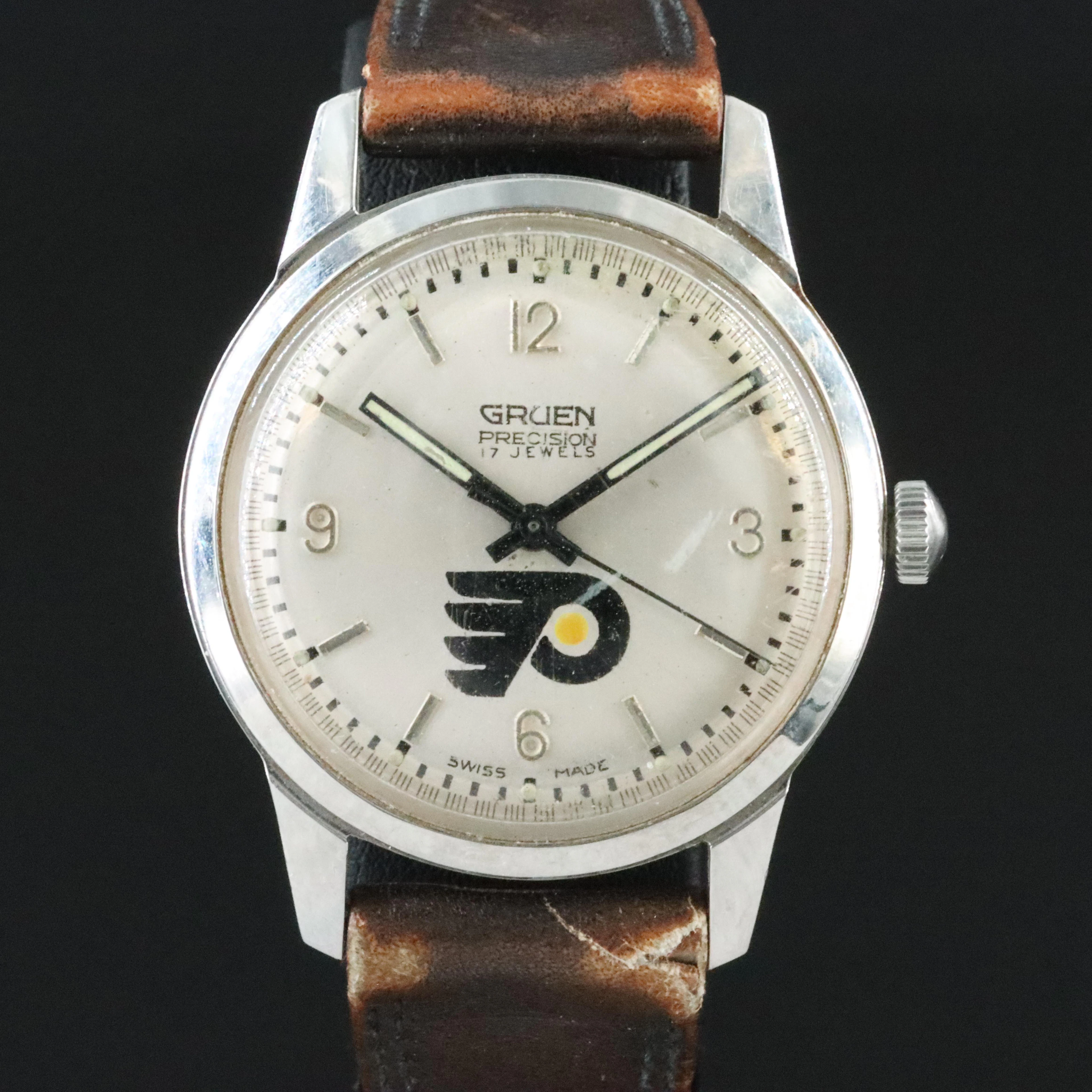 Gruen NHL Philadelphia Flyers Vintage Watch