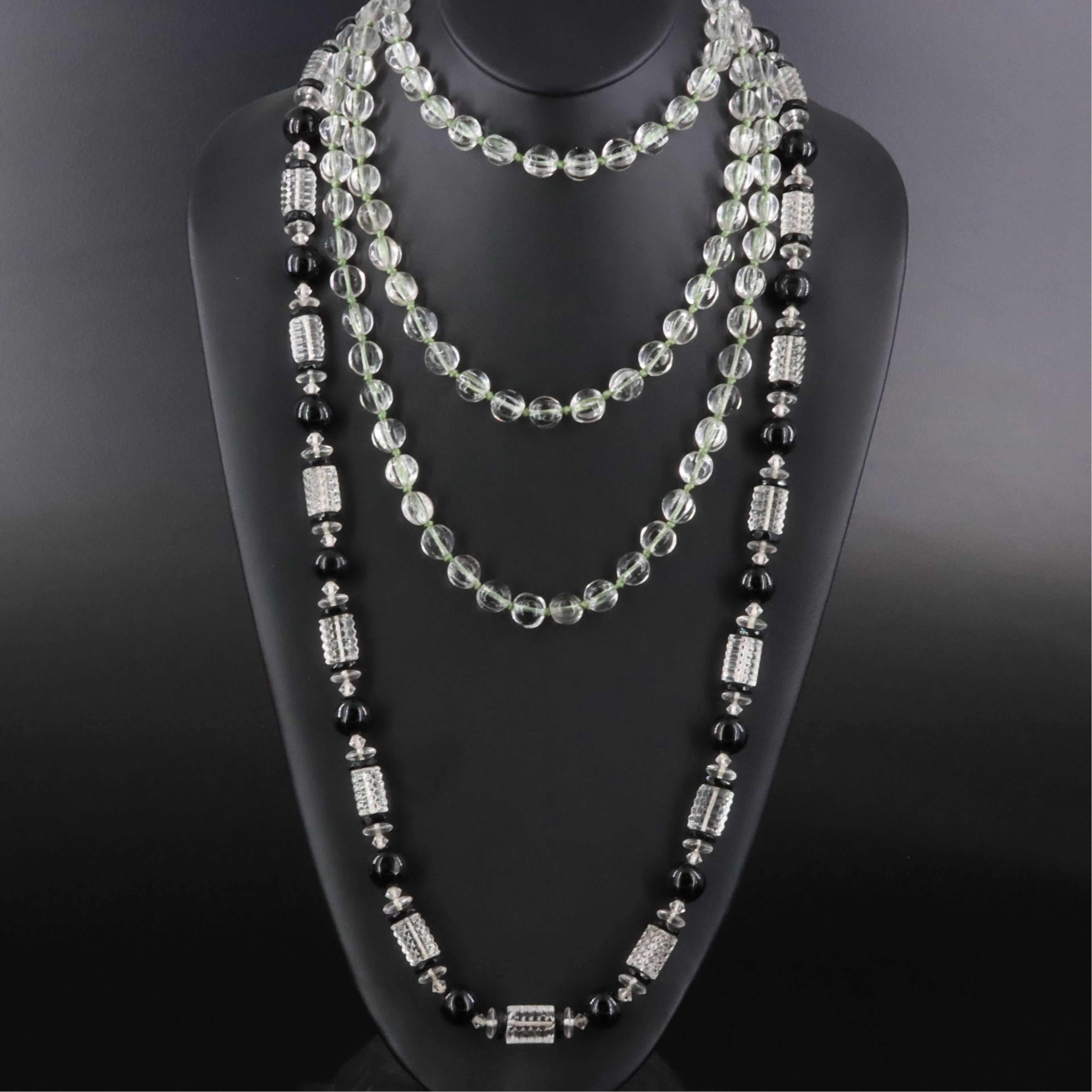 Art Deco & Vintage Glass Bead Necklaces