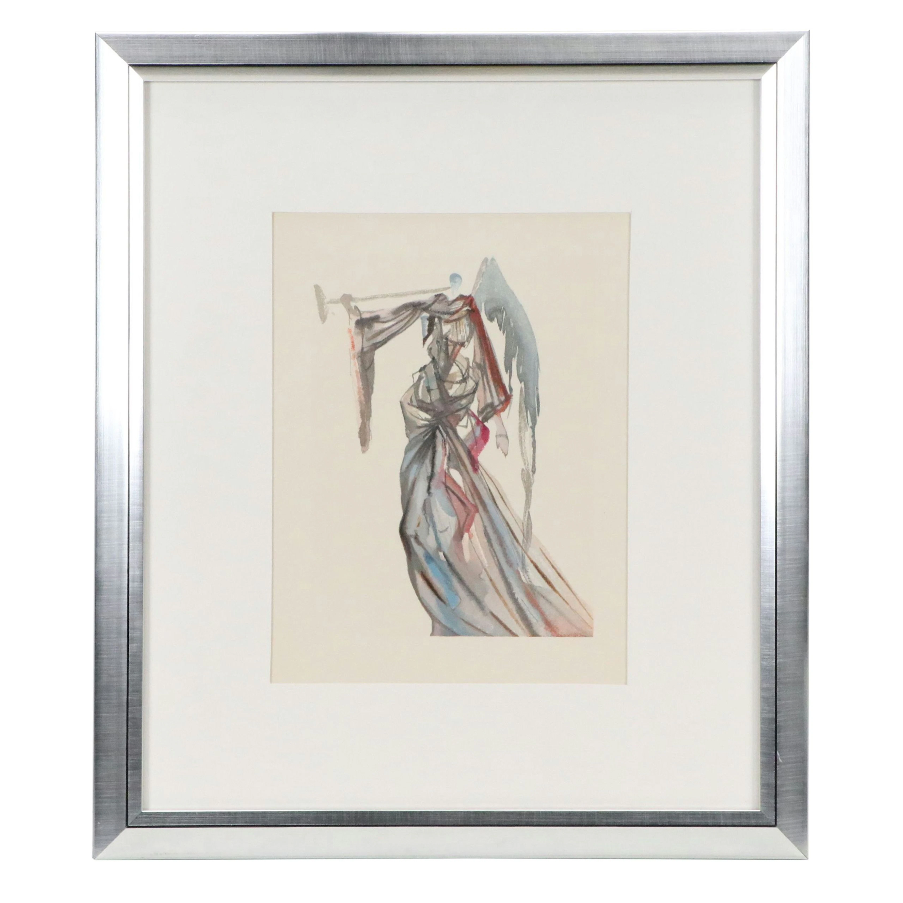 Salvador Dalí Wood Engraving "L’ange du soleil," 1960 – 1964
