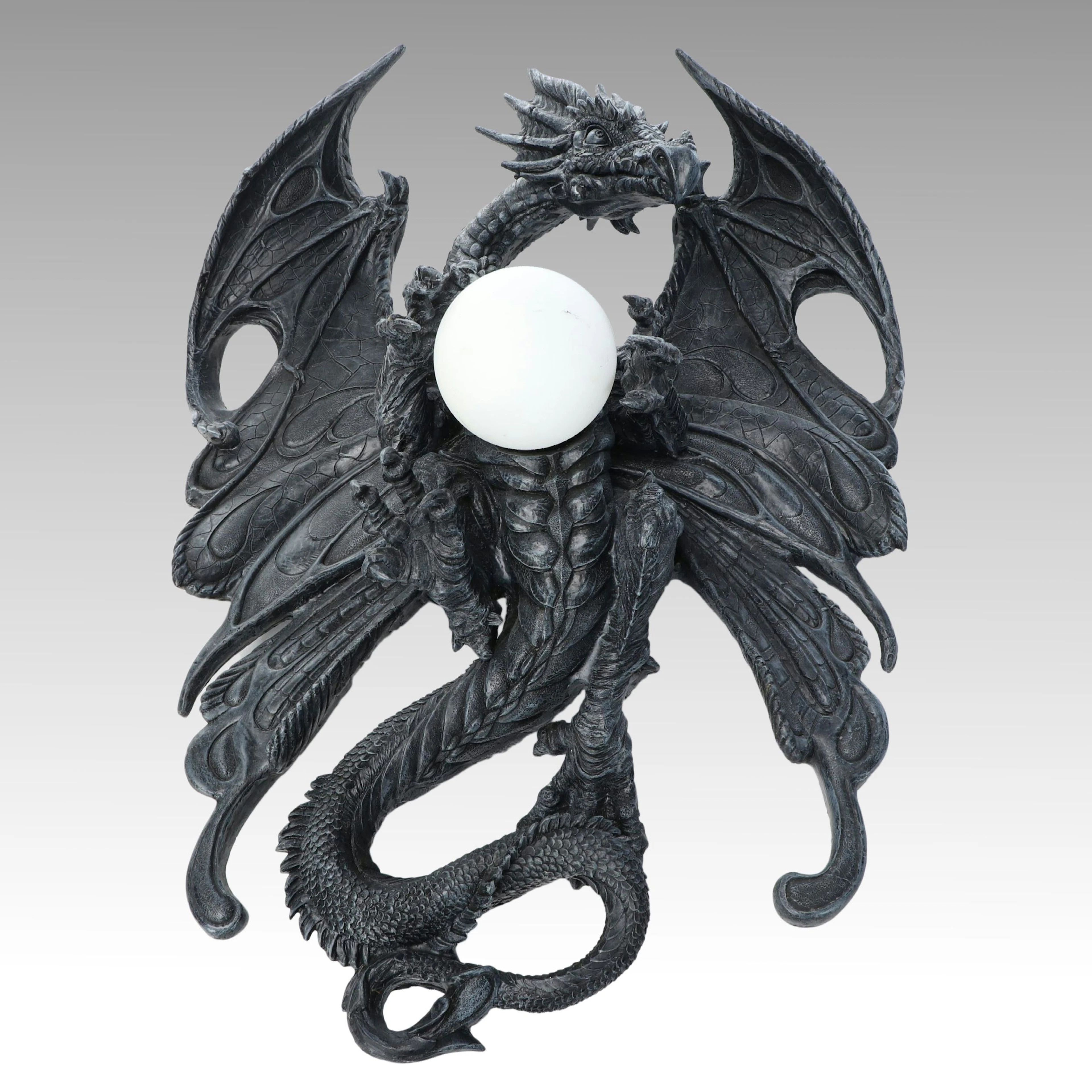 Gothic Style Dragon Figure Wall Sconce