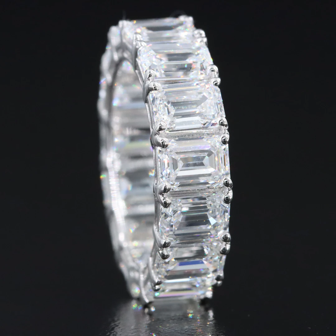 14K 8.42 CTW Lab Grown Diamond Eternity Band