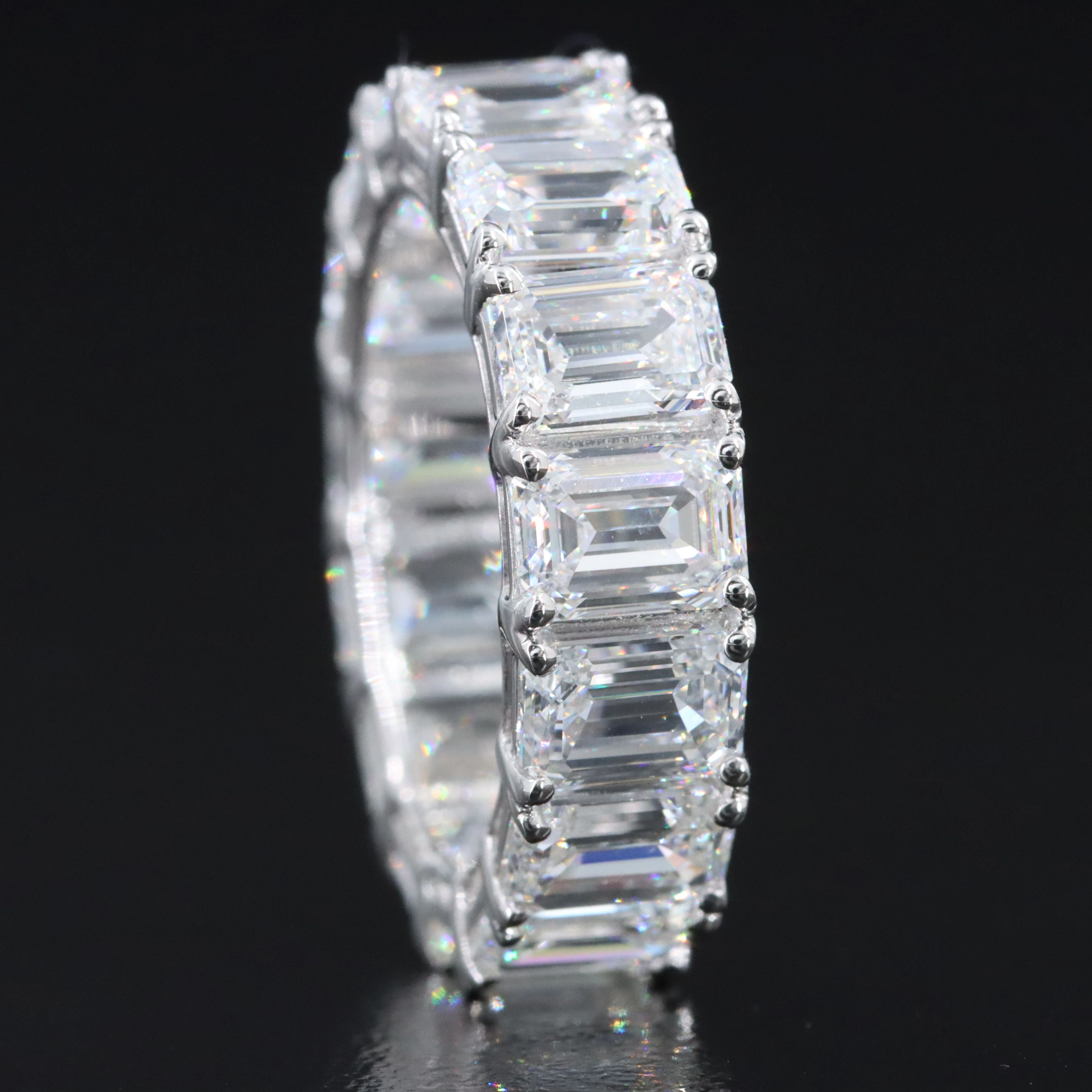 14K 8.42 CTW Lab Grown Diamond Eternity Band