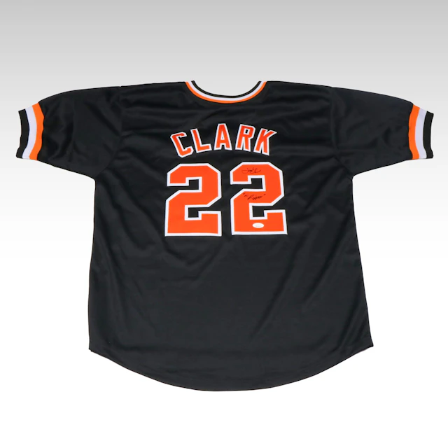 Jack Clark Signed “The Ripper” San Francisco Giants Baseball Jersey, JSA