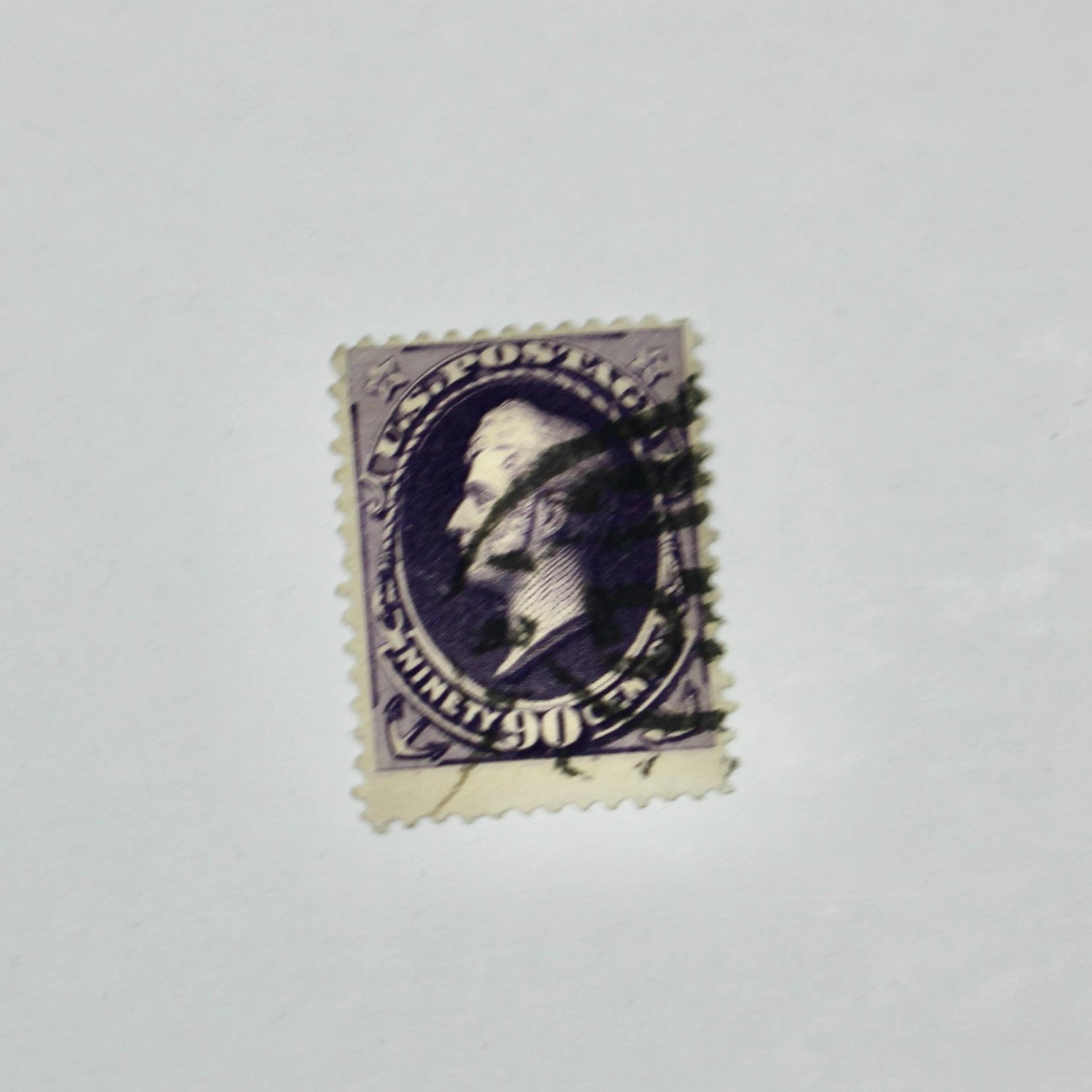 1888 90-Cent Purple U.S. Postage Stamp, Scott 218