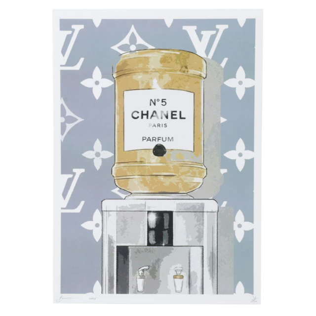 Death NYC Graphic Digital Print Homage Chanel x Louis Vuitton, 2025