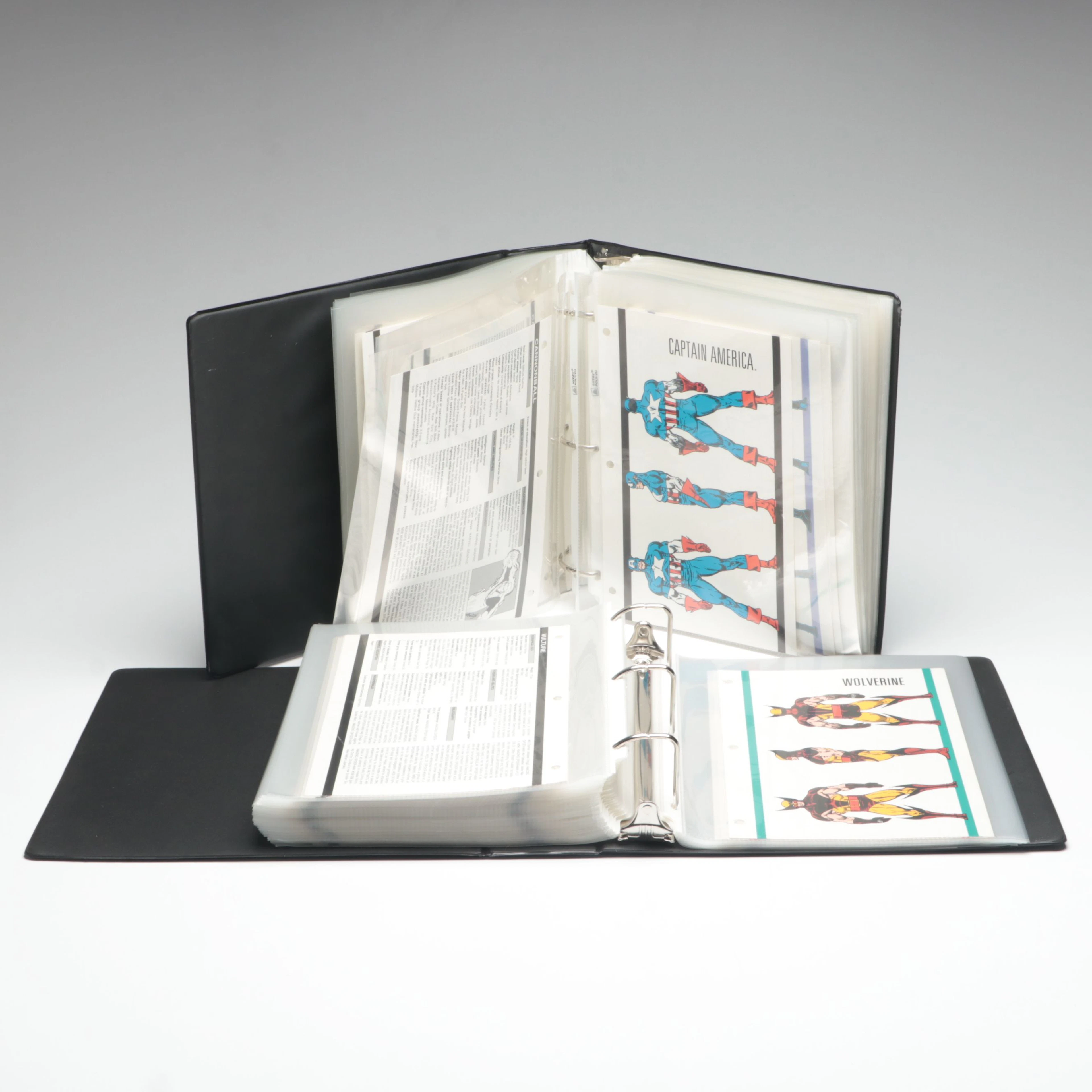 Marvel Superhero Character Pages with CardGuard Binders