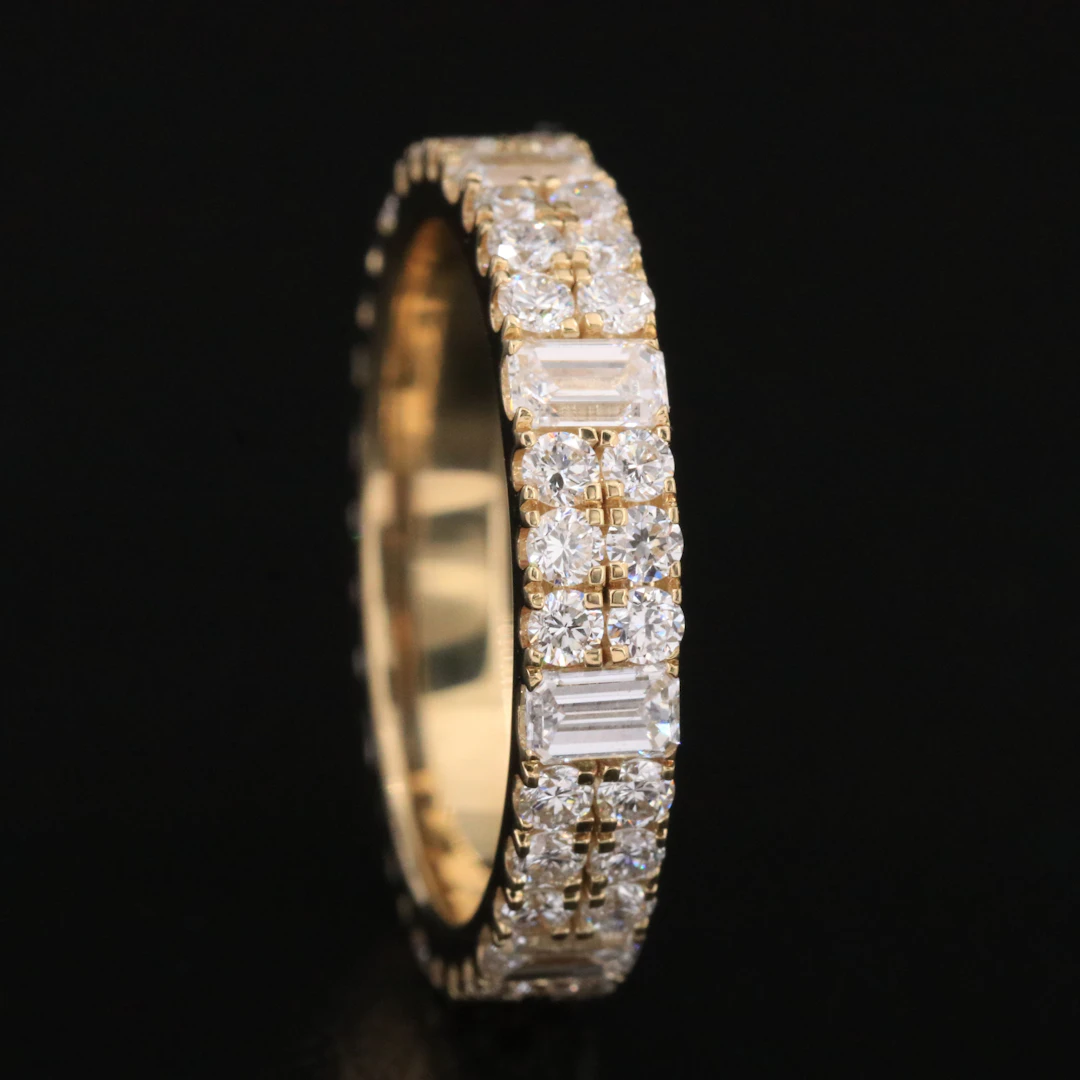 14K 2.31 CTW Lab Grown Diamond Eternity Band