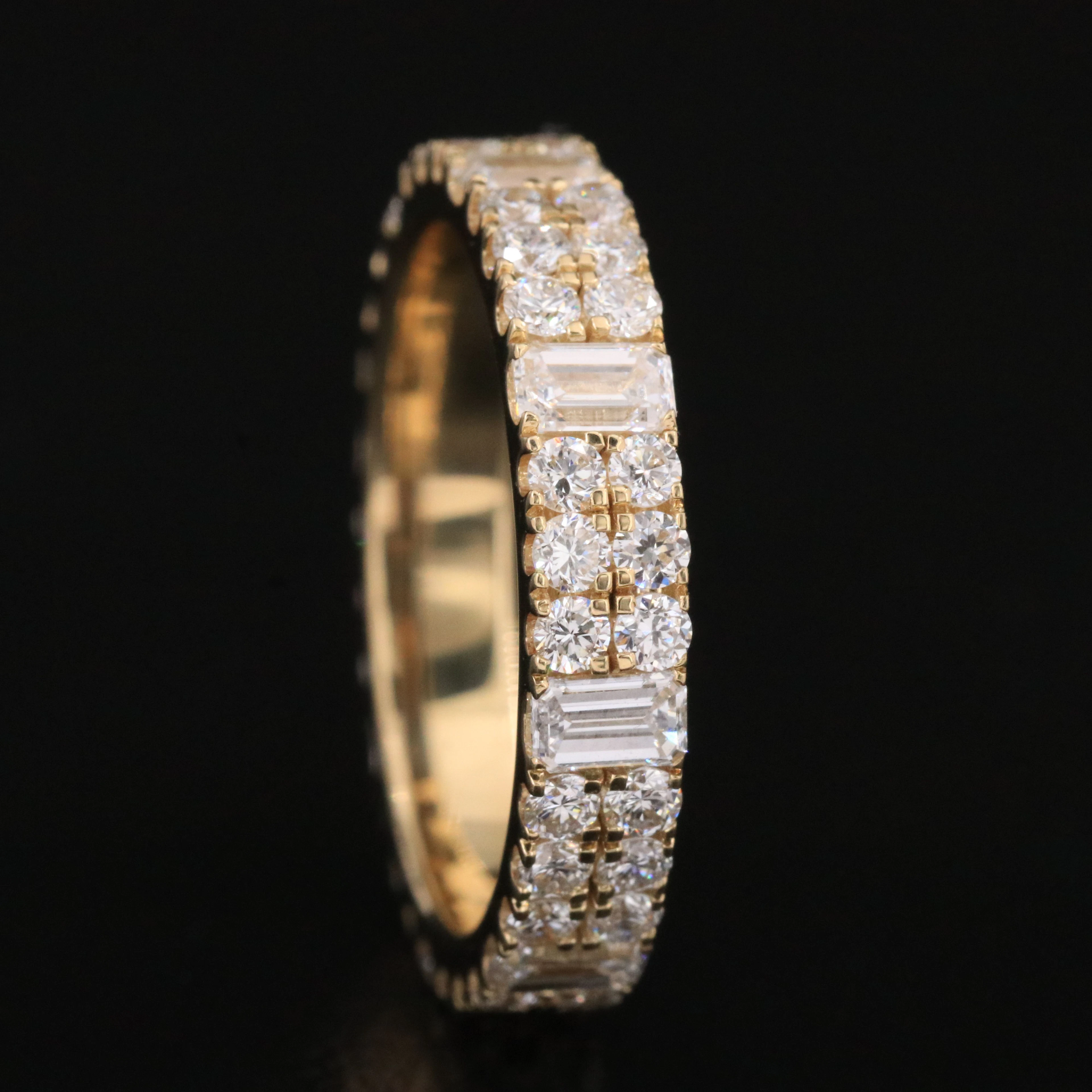 14K 2.31 CTW Lab Grown Diamond Eternity Band