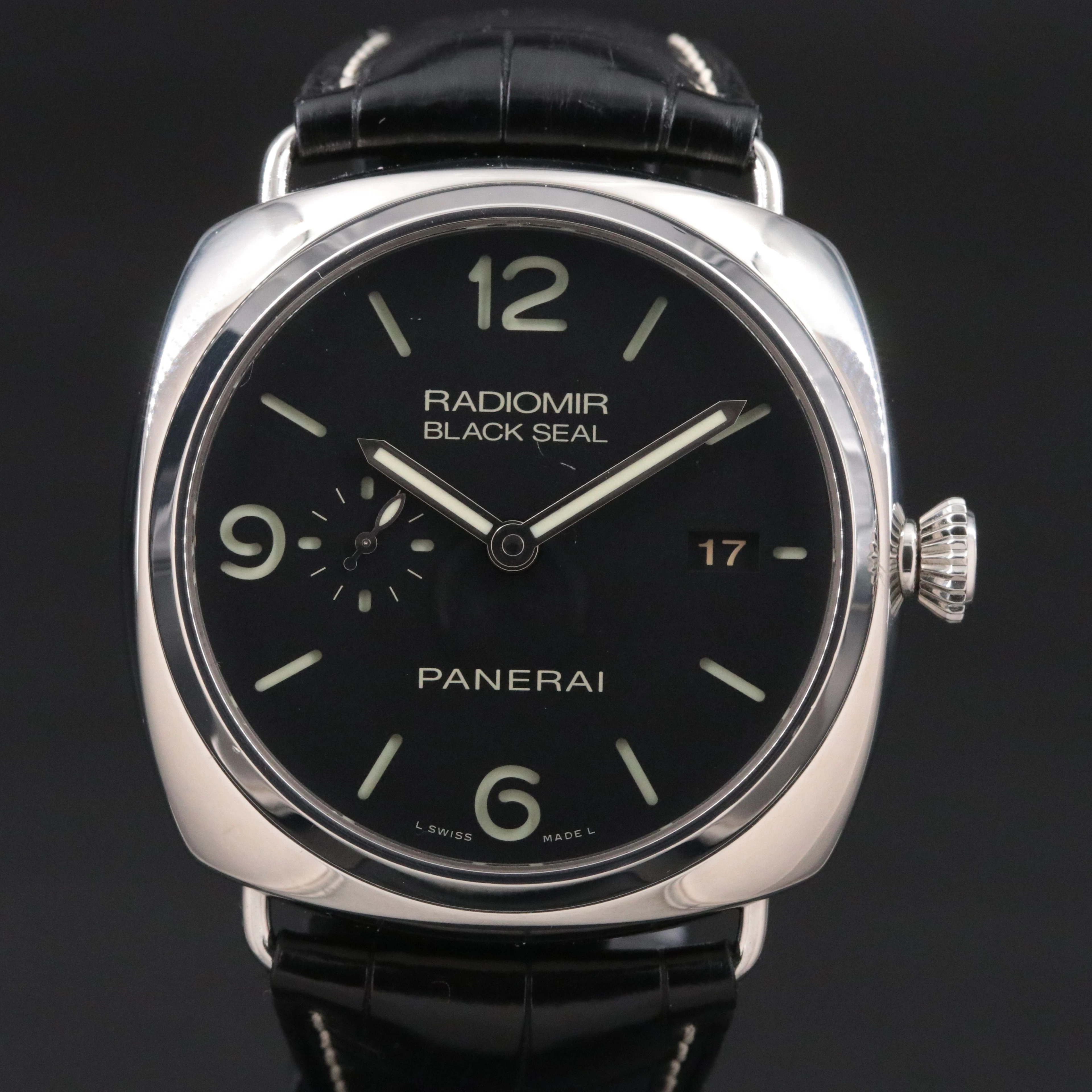 Panerai Radiomir Black Seal 3 Days 45mm Steel Automatic Watch PAM00388