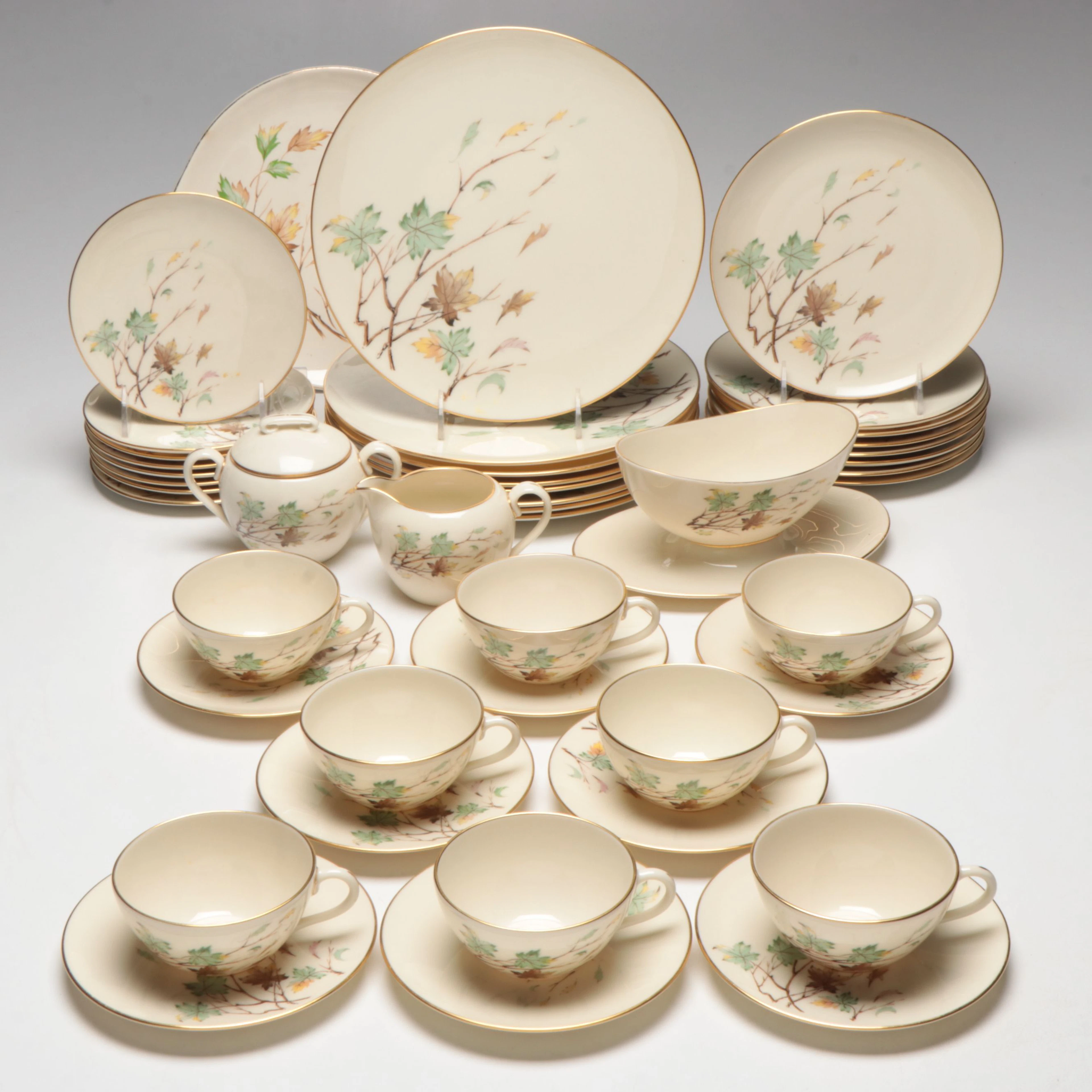 Lenox "Westwind" Porcelain Dinnerware, Mid to Late 20th Century