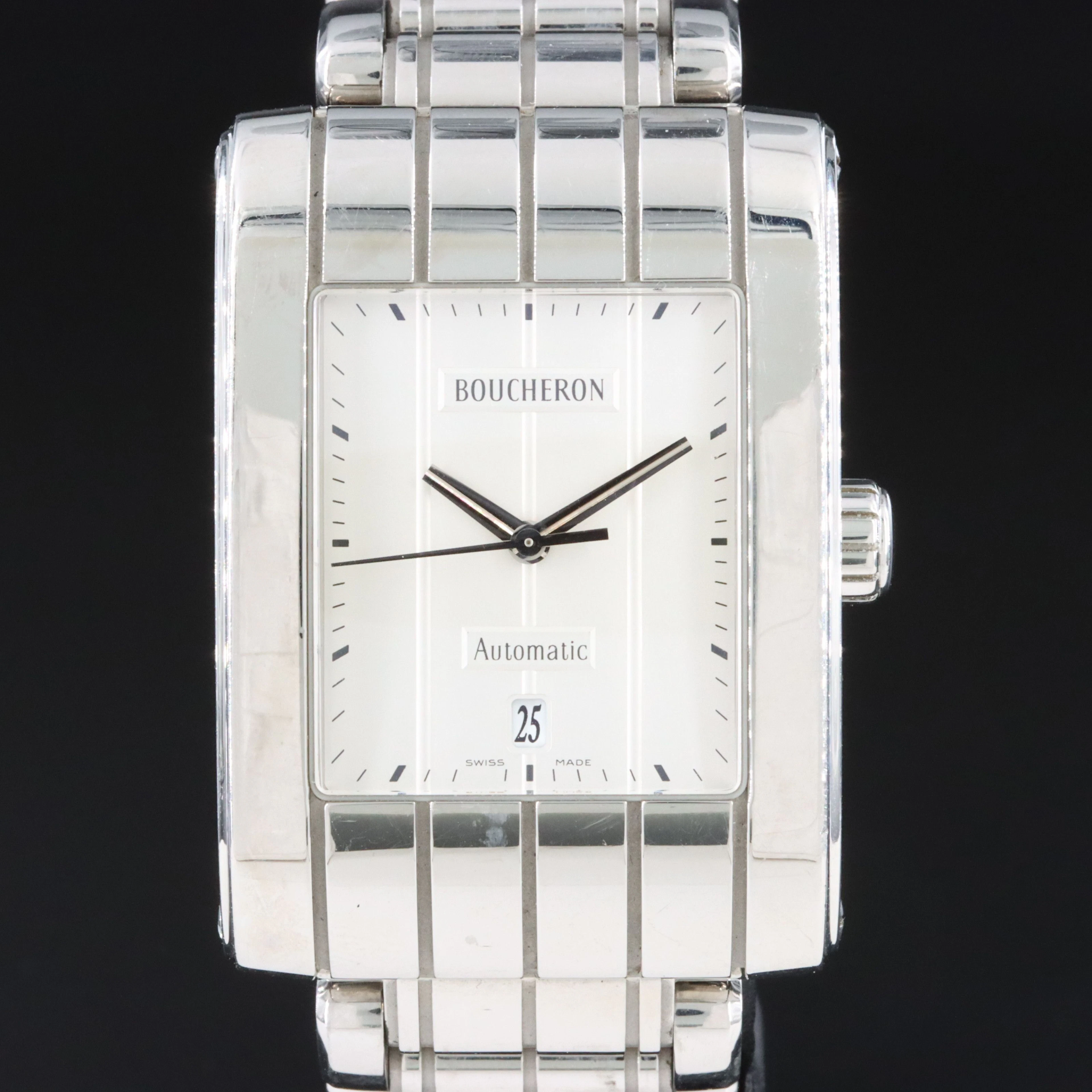 Boucheron Reflet 31mm Steel Automatic Watch