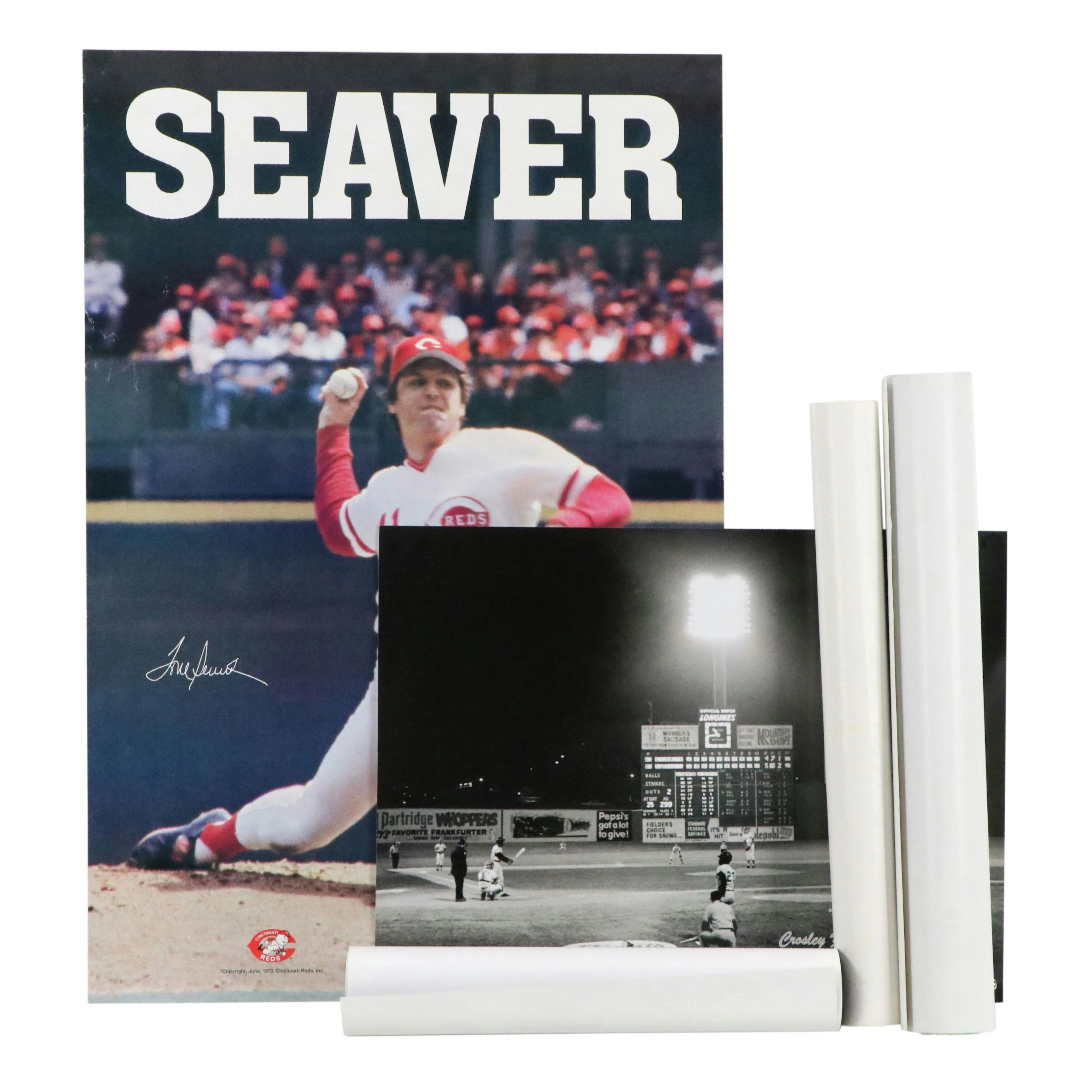 Cincinnati Reds Baseball Posters with Johnny Bench, Tom Seaver, and More