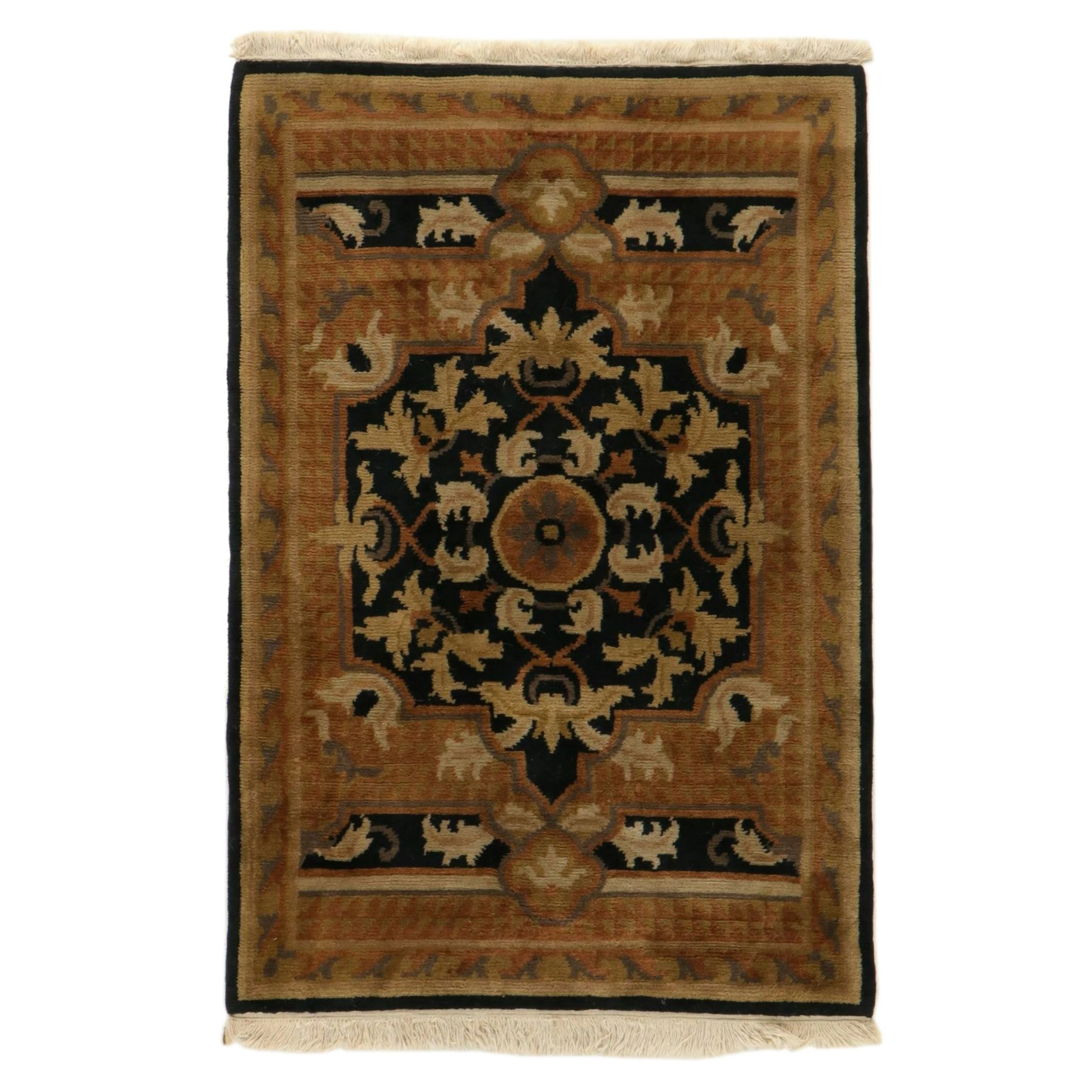 4'2 x 6'6 Hand-Knotted Tibetan Area Rug