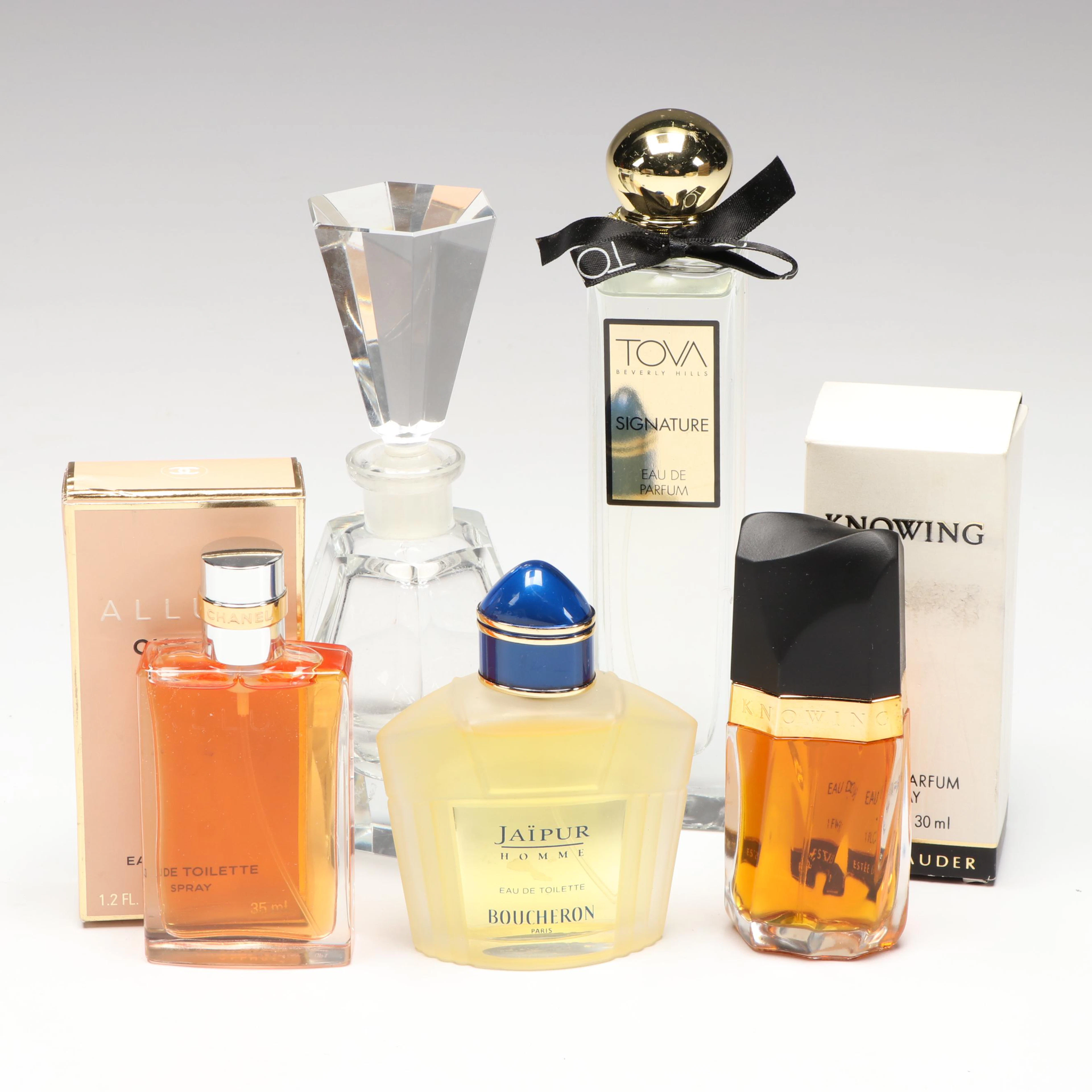 Boucheron, Chanel, Tova and More Women's Glass Perfume Bottles