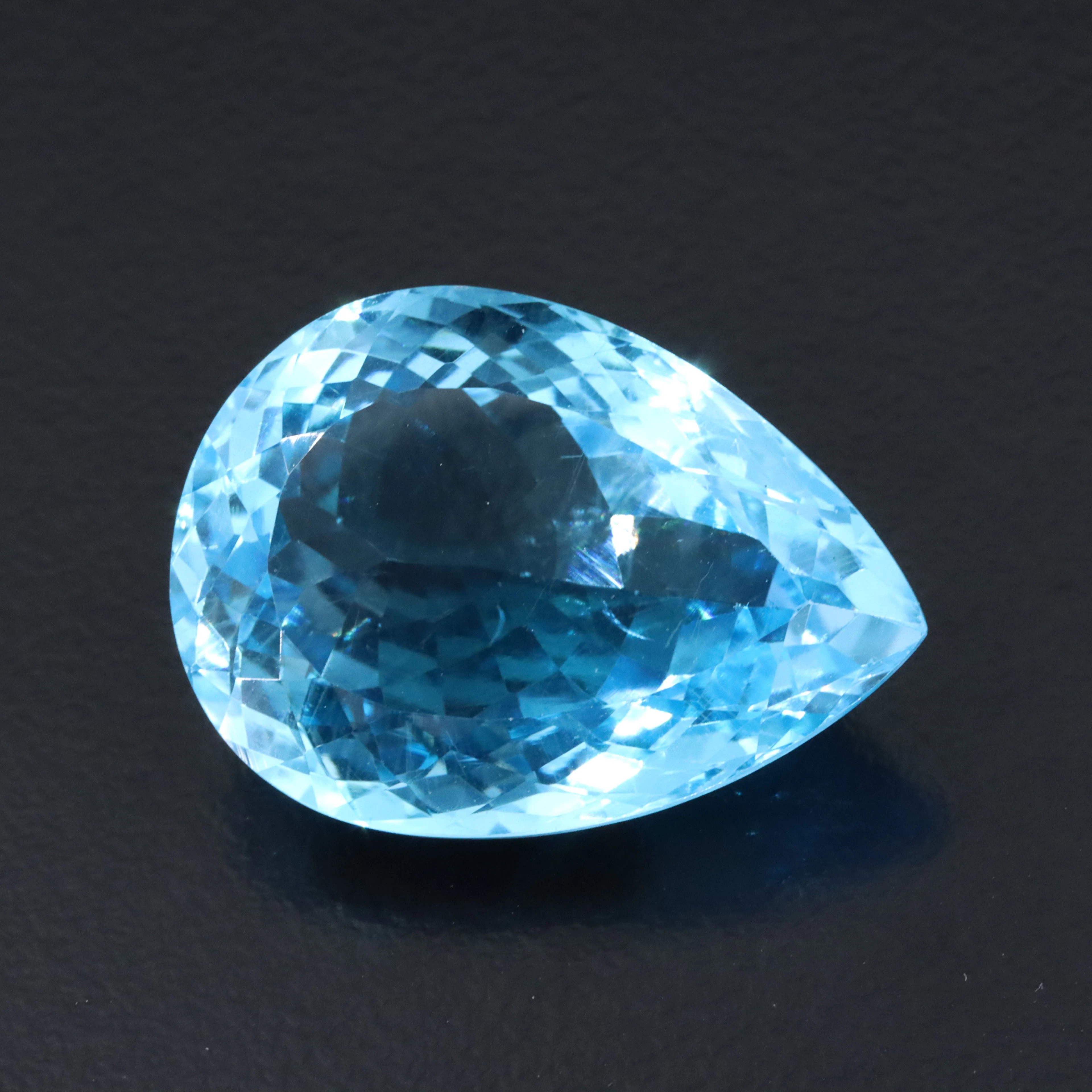 Loose 36.70 CT Swiss Blue Topaz
