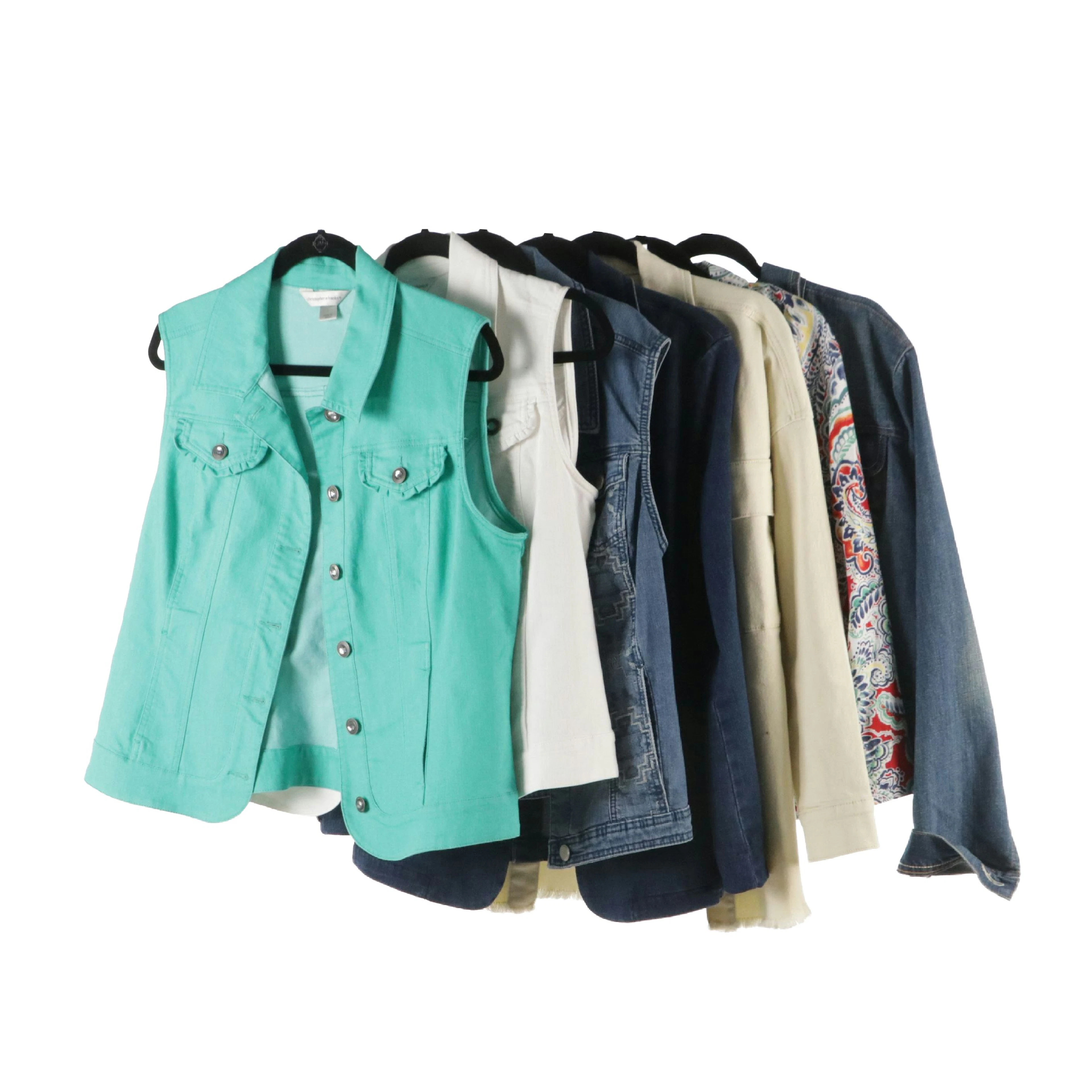 Christopher & Banks Denim Vests, Gloria Vanderbilt Denim Blazer, More Separates