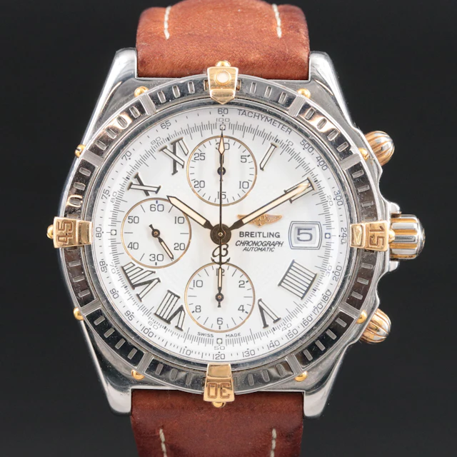 Breitling Crosswind Chronograph White Dial Date Automatic Model B13055 Watch