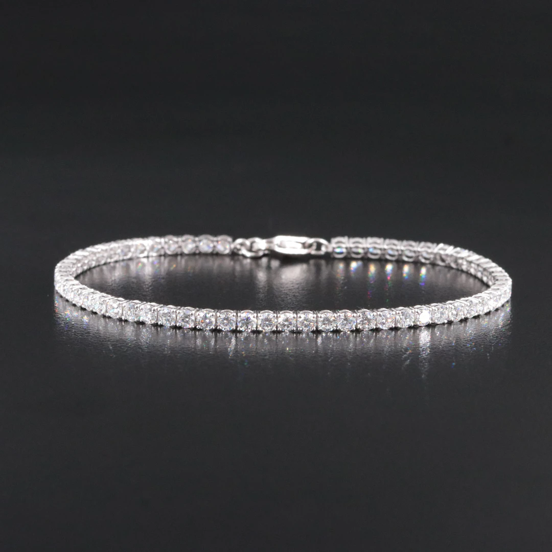 14K 4.09 CTW Lab Grown Diamond Line Bracelet