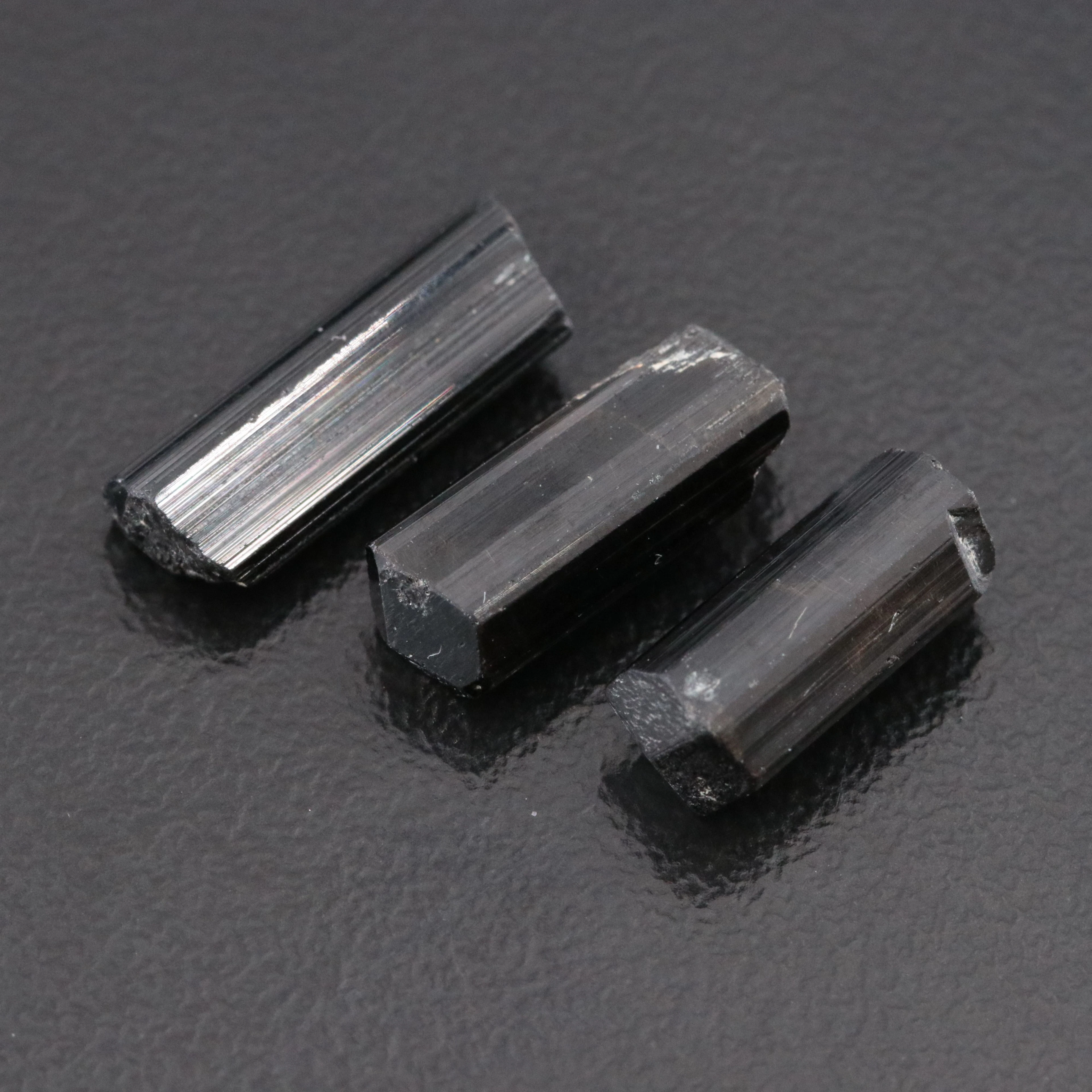 Loose Black Tourmaline Crystals
