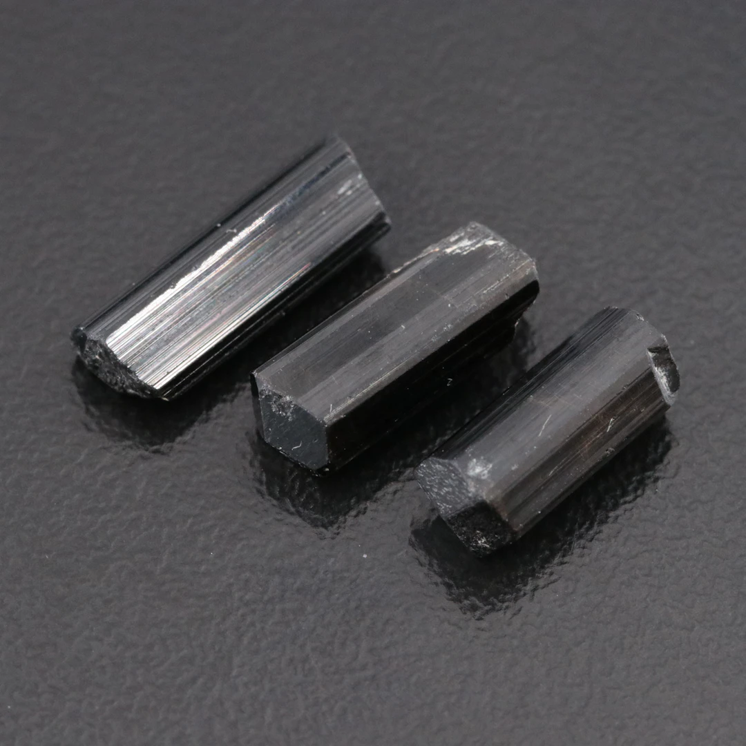 Loose Black Tourmaline Crystals
