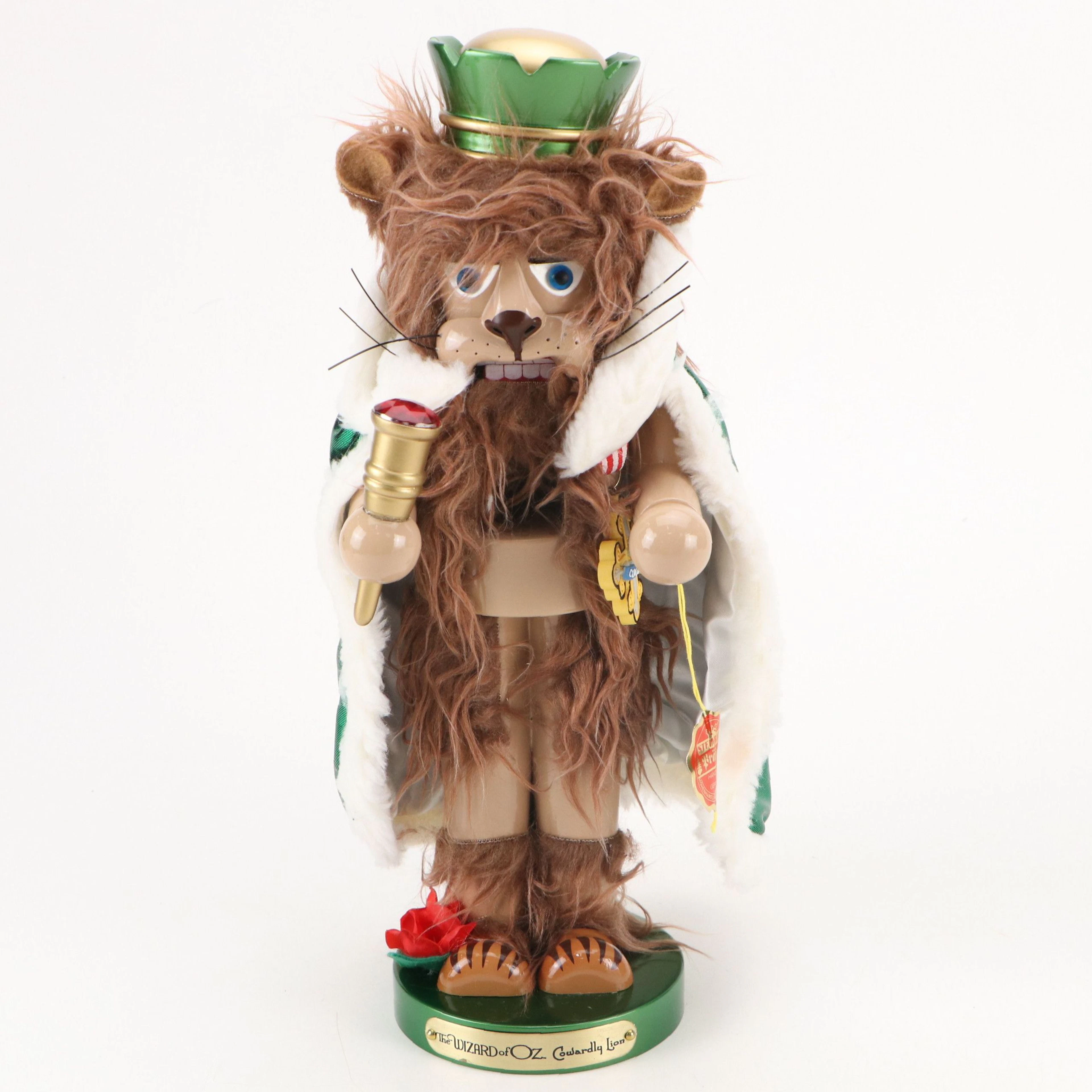 Steinbach "Cowardly Lion" Wooden Nutcracker, 2001