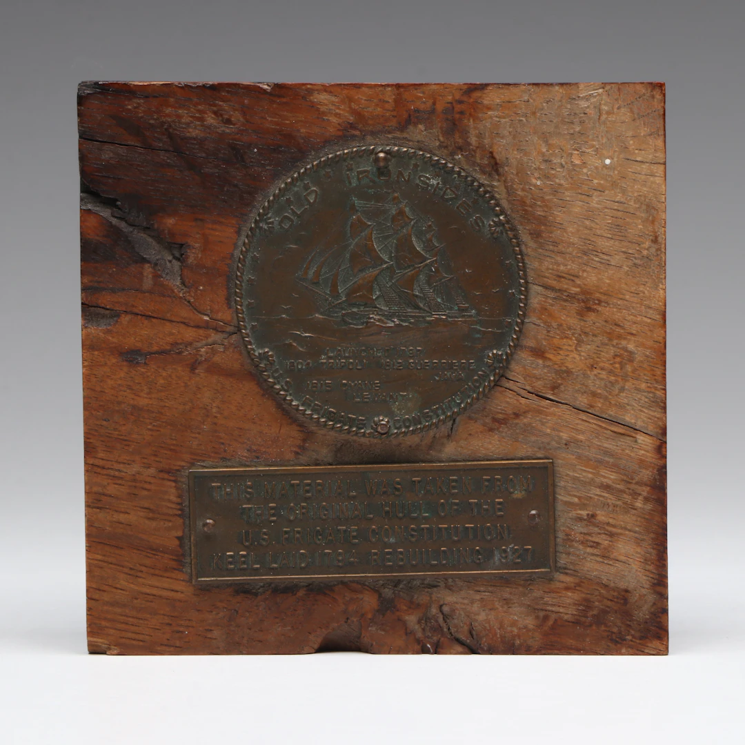 Antique U.S.S. Constitution Ship Salvage Piece