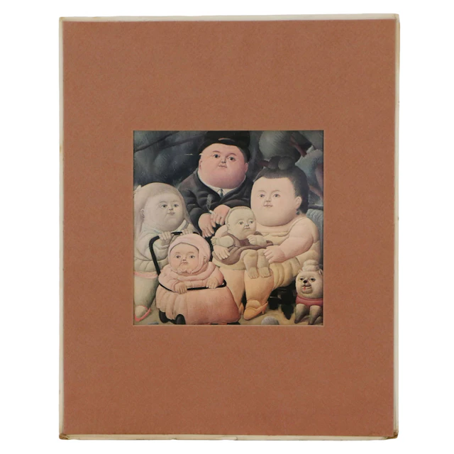 After Fernando Botero Offset Lithograph "The Pinzon Family"