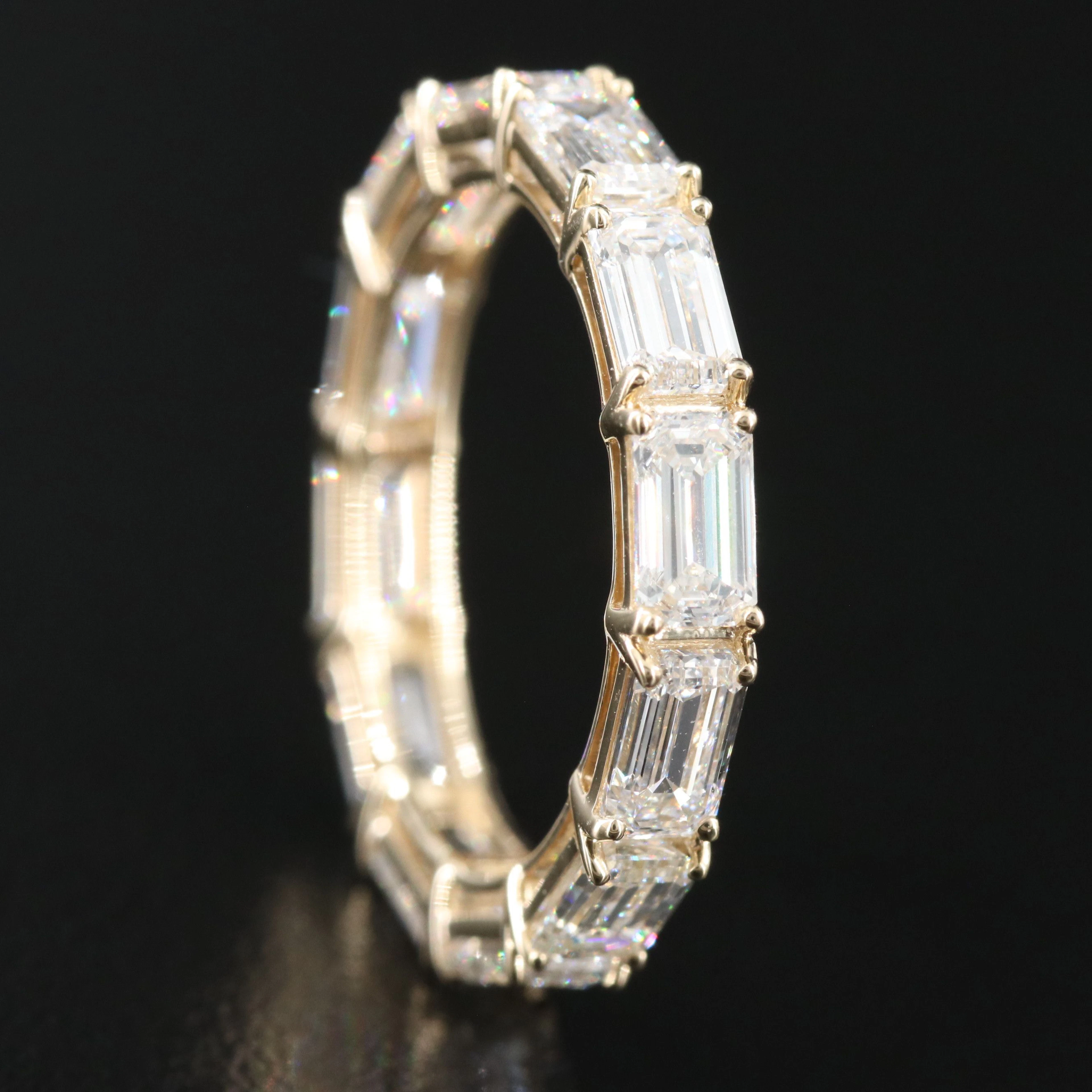 14K 3.53 CTW Lab Grown Diamond Eternity Band