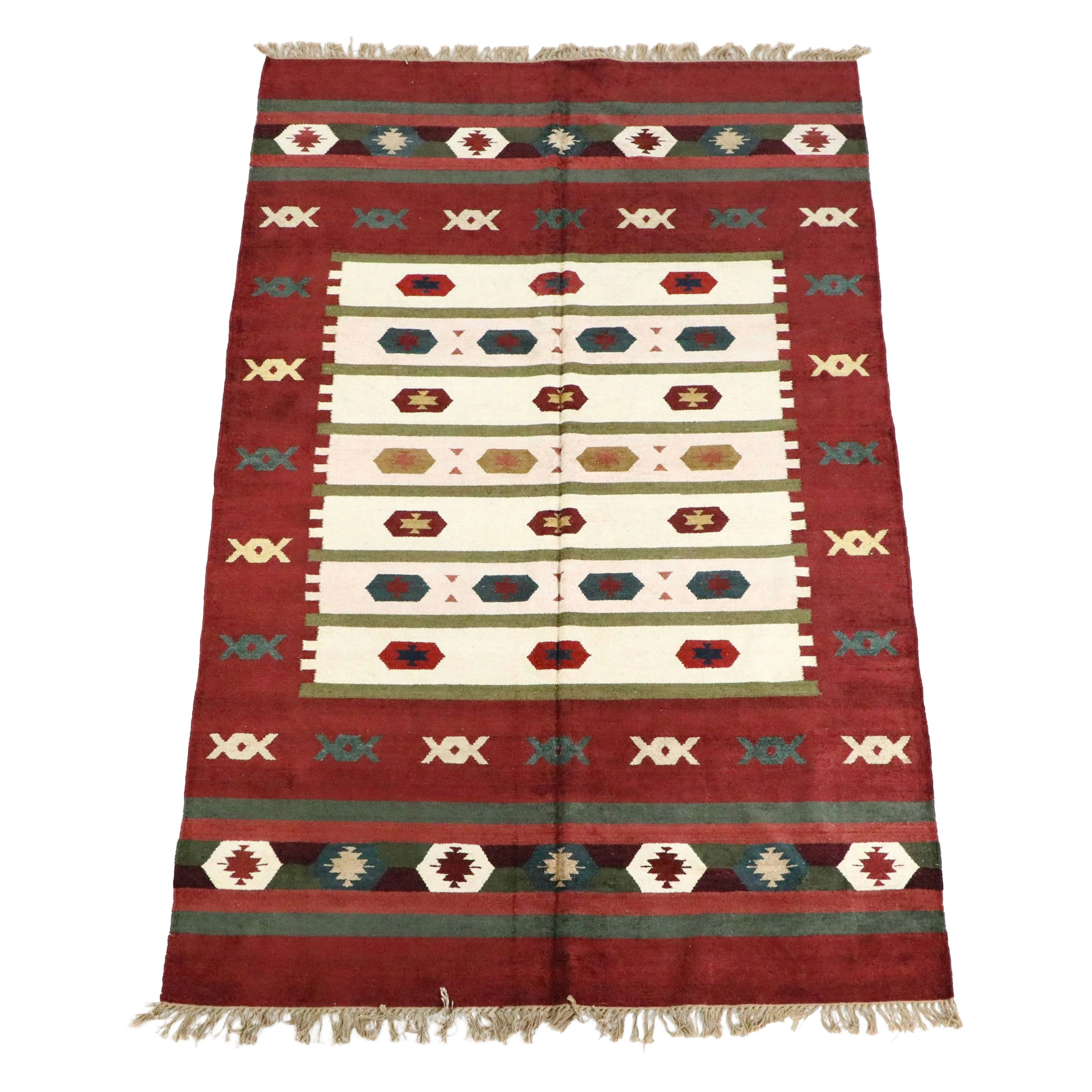 5'10 x 9'5 Handwoven Southwestern Style Area Rug