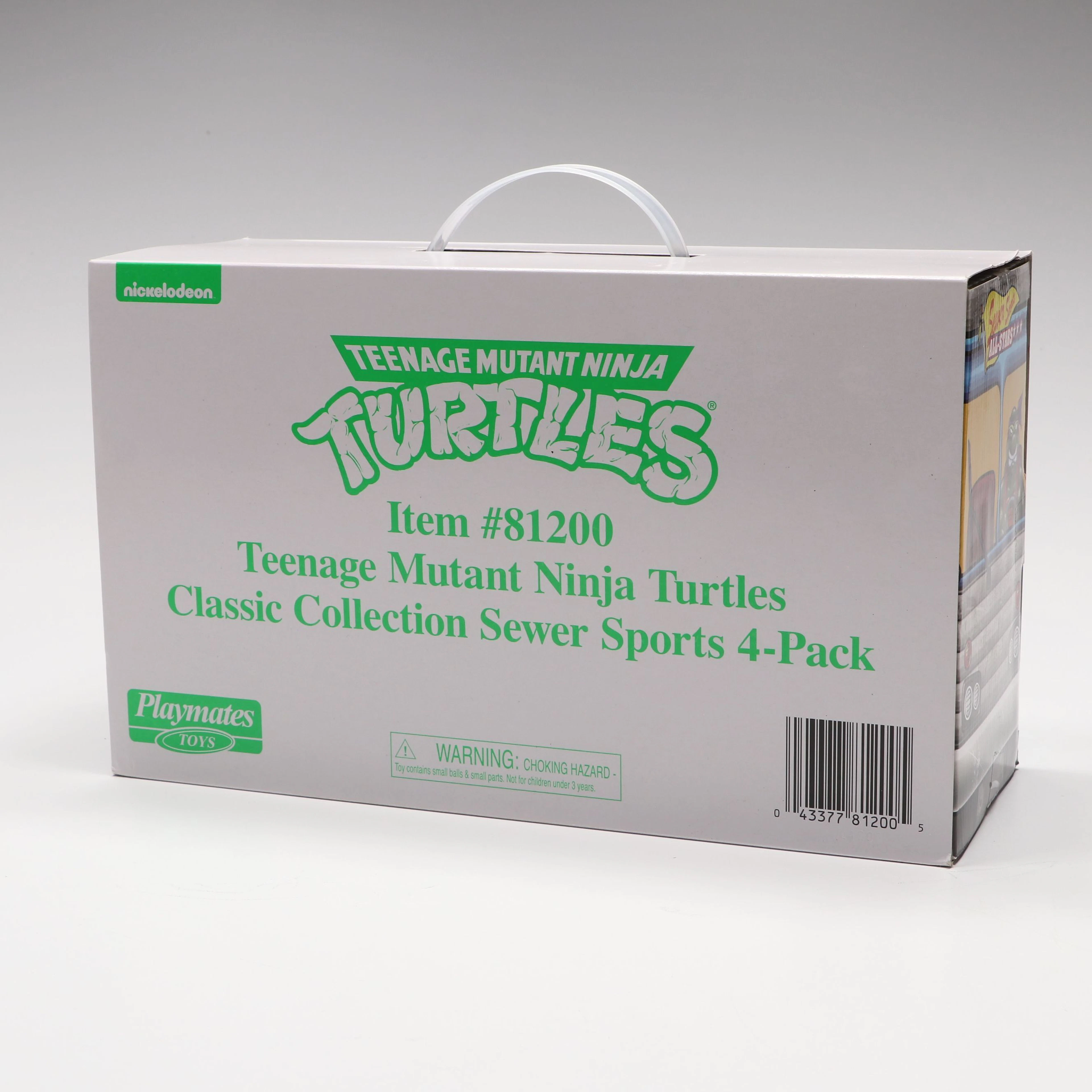 Playmates Teenage Mutant Ninja Turtles Classic Collection Sewer Sports 4-Pack