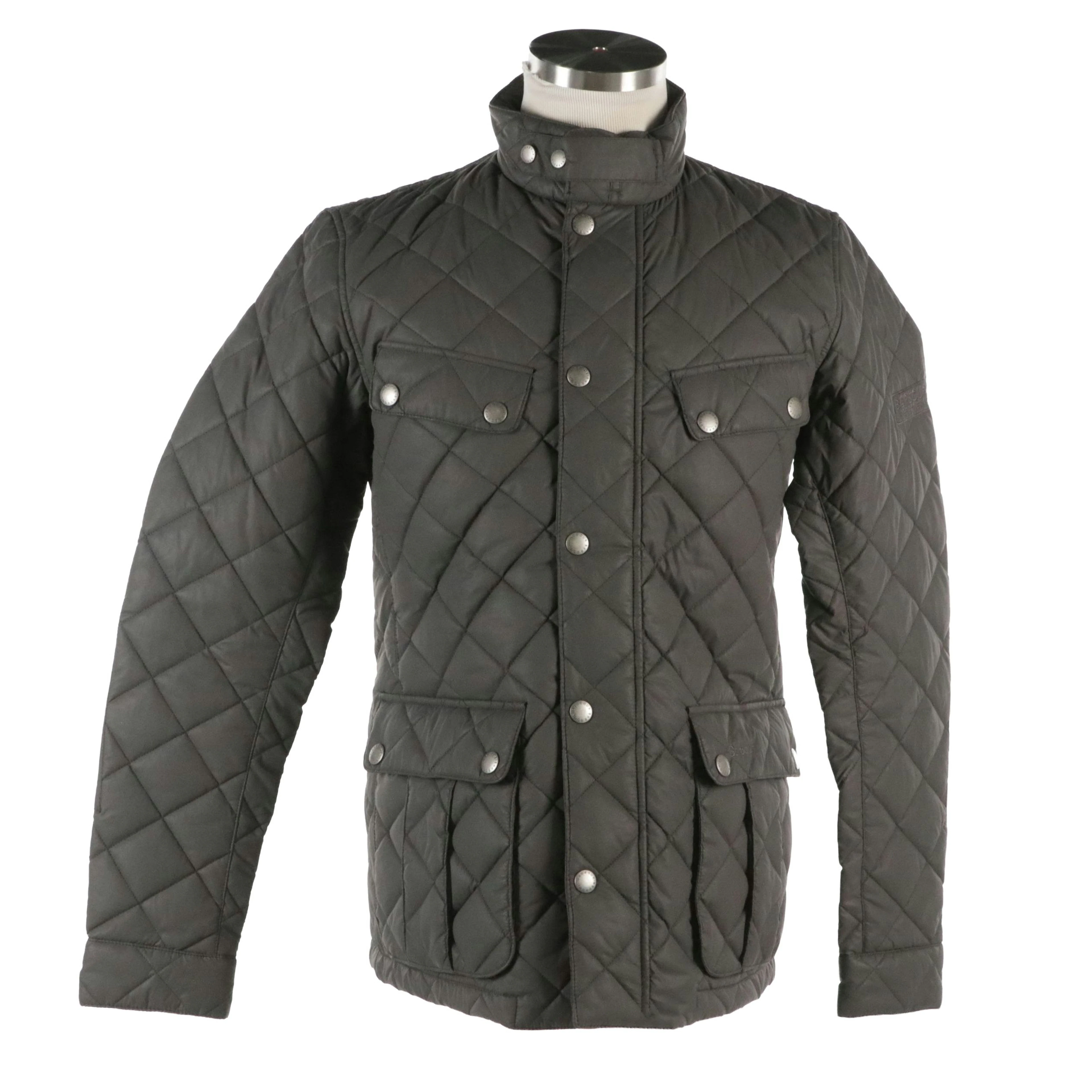 Men's Barbour Steve McQueen Collection Quilted Snap and Zip Front Jacket